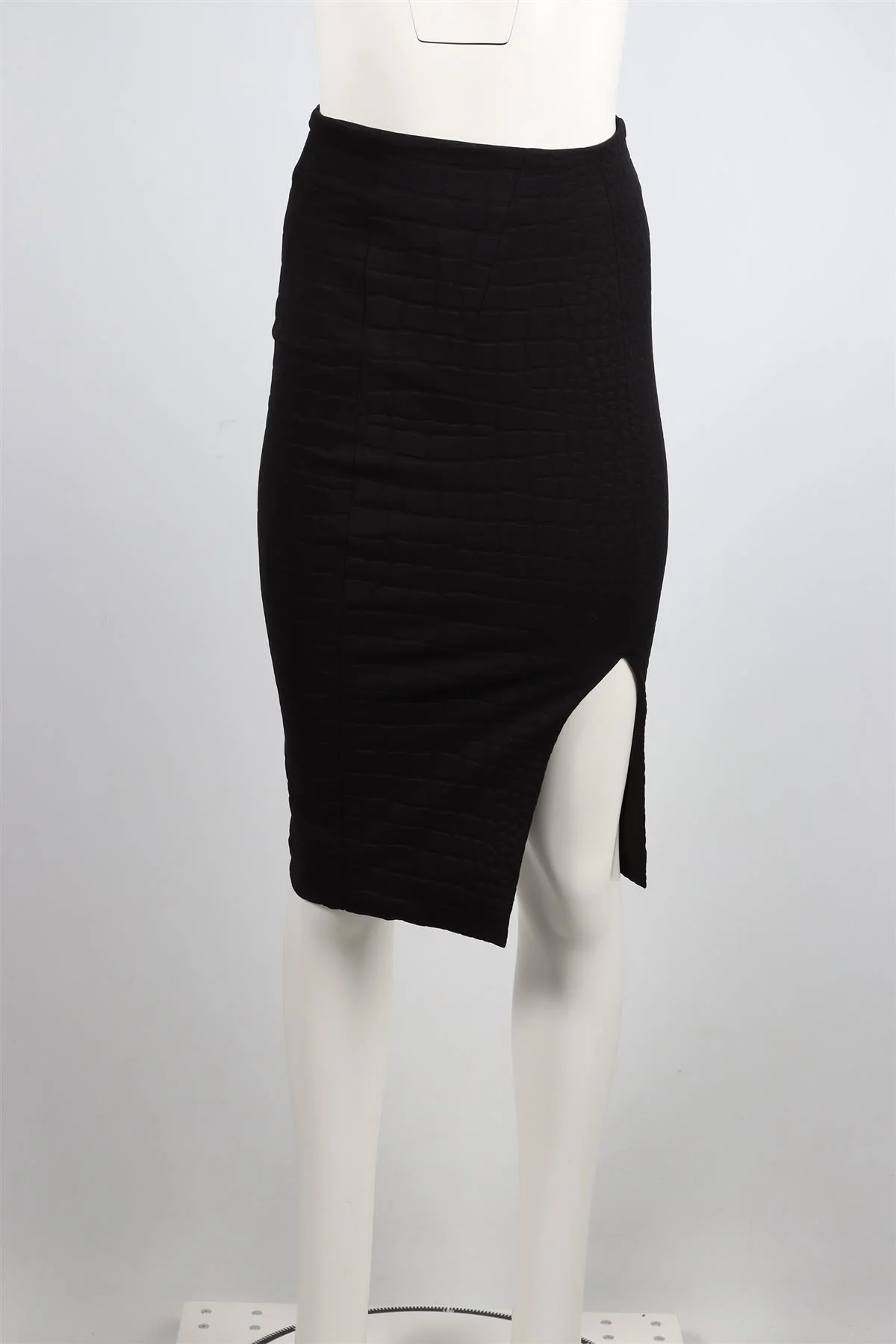 JONATHAN SIMKHAI BLACK KNIT MIDI SKIRT US 4 UK 6 - Image 2