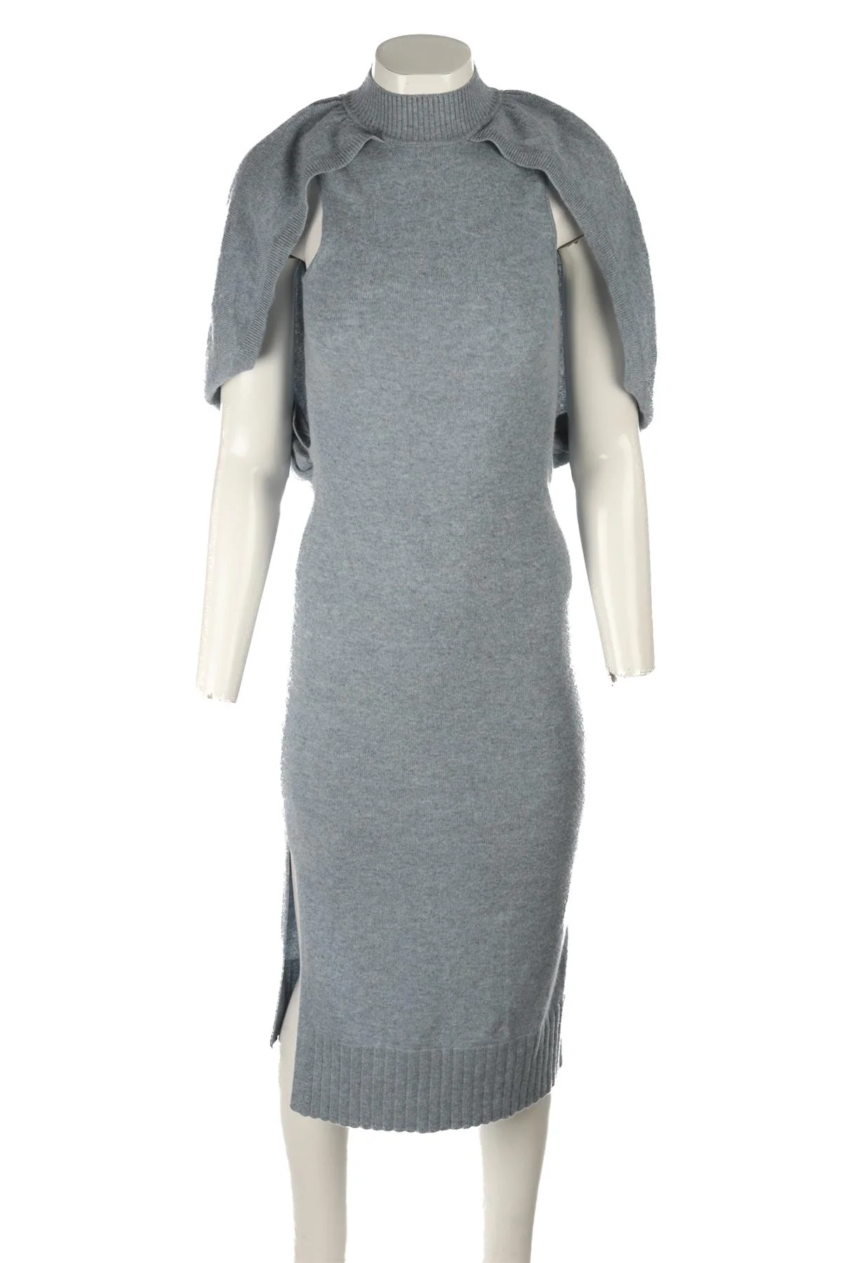 JONATHAN SIMKHAI BLUE CASHMERE MAXI DRESS XSMALL - Image 2