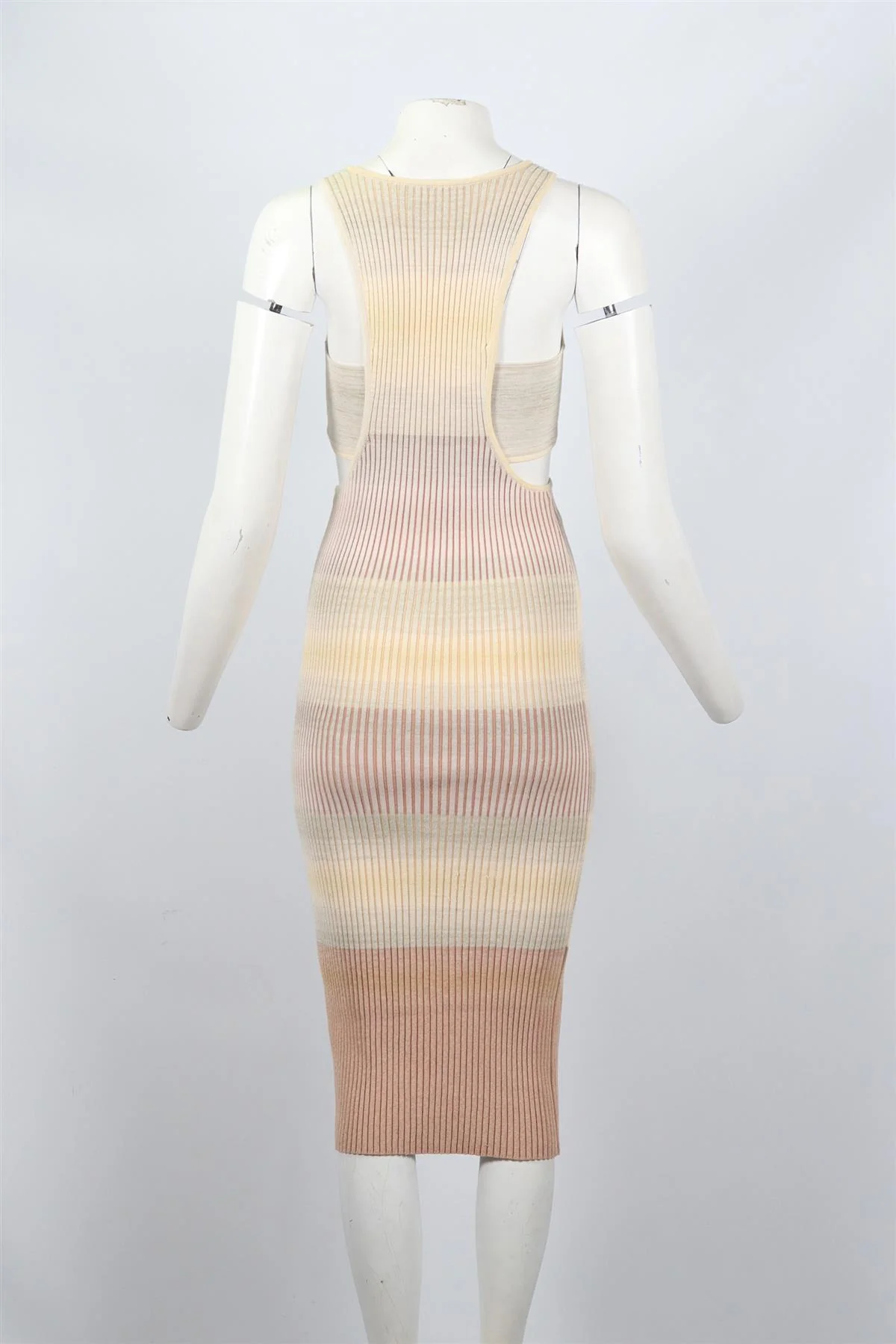 JONATHAN SIMKHAI COTTON BLEND MIDI DRESS SMALL - Image 4