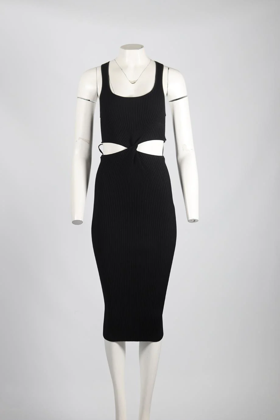 JONATHAN SIMKHAI KNIT MIDI DRESS SMALL - Image 2