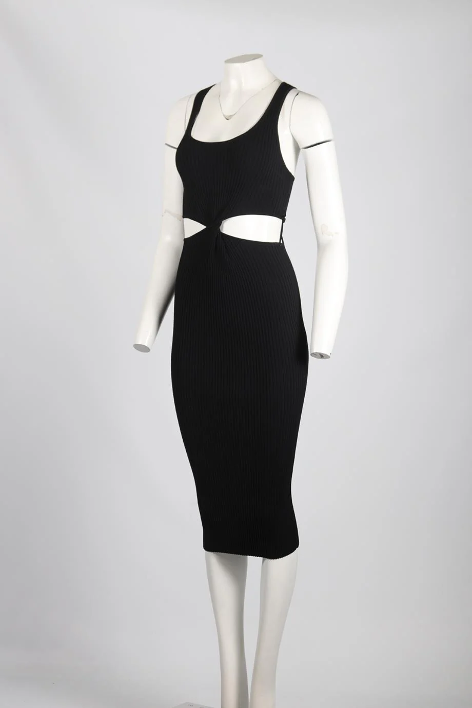 JONATHAN SIMKHAI KNIT MIDI DRESS SMALL - Image 3