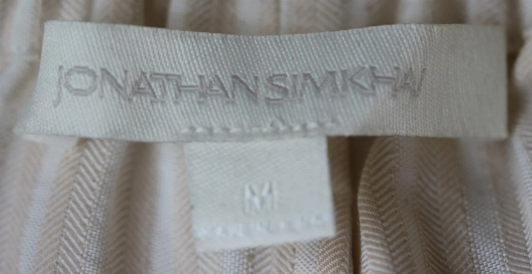 JONATHAN SIMKHAI LACE TRIMMED FLARED SHORTS MEDIUM - Image 7