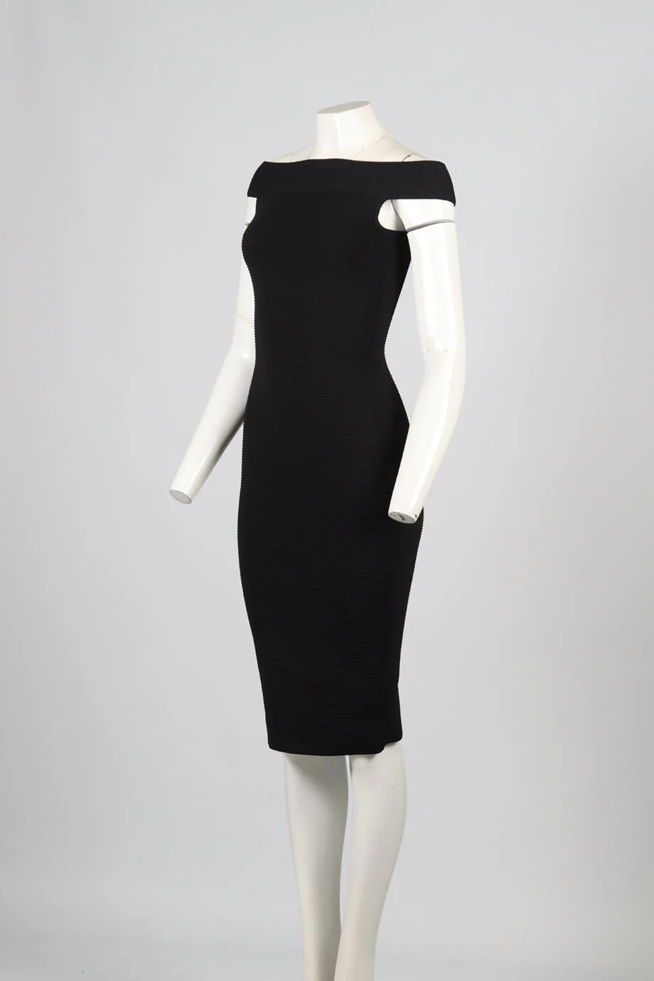 JONATHAN SIMKHAI RIBBED KNIT MIDI DRESS SMALL - Image 3