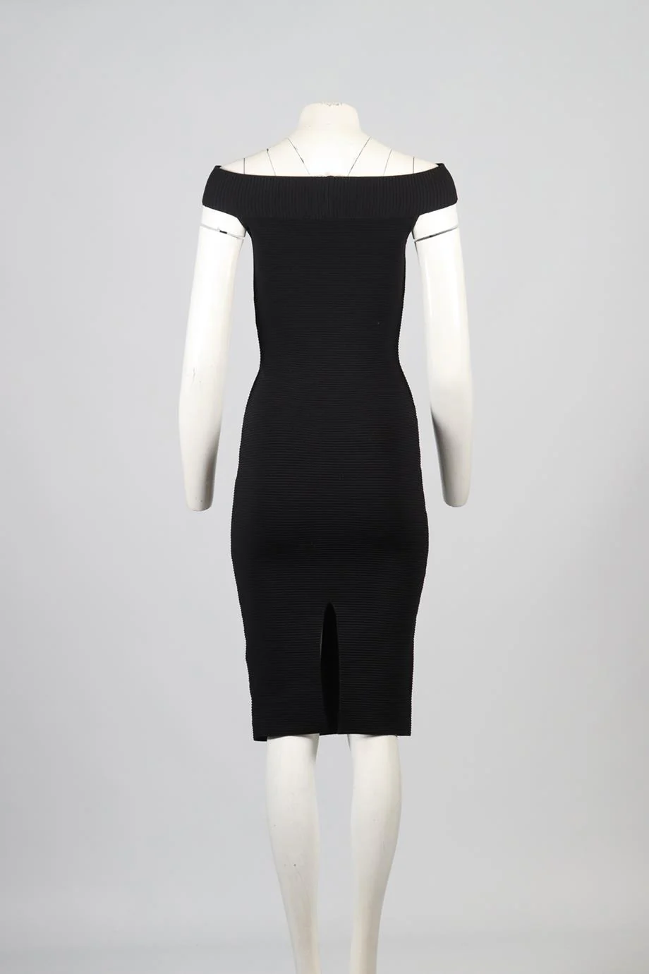 JONATHAN SIMKHAI RIBBED KNIT MIDI DRESS SMALL - Image 4