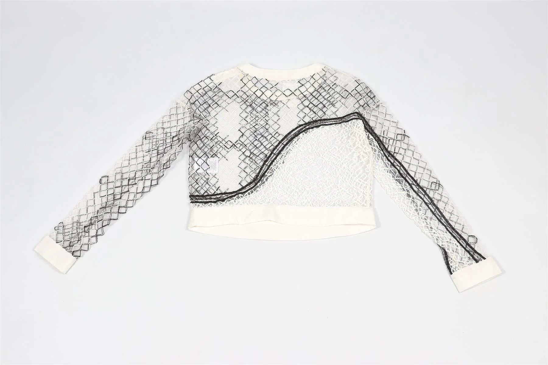 JONATHAN SIMKHAI WHITE COTTON TOP XSMALL - Image 5