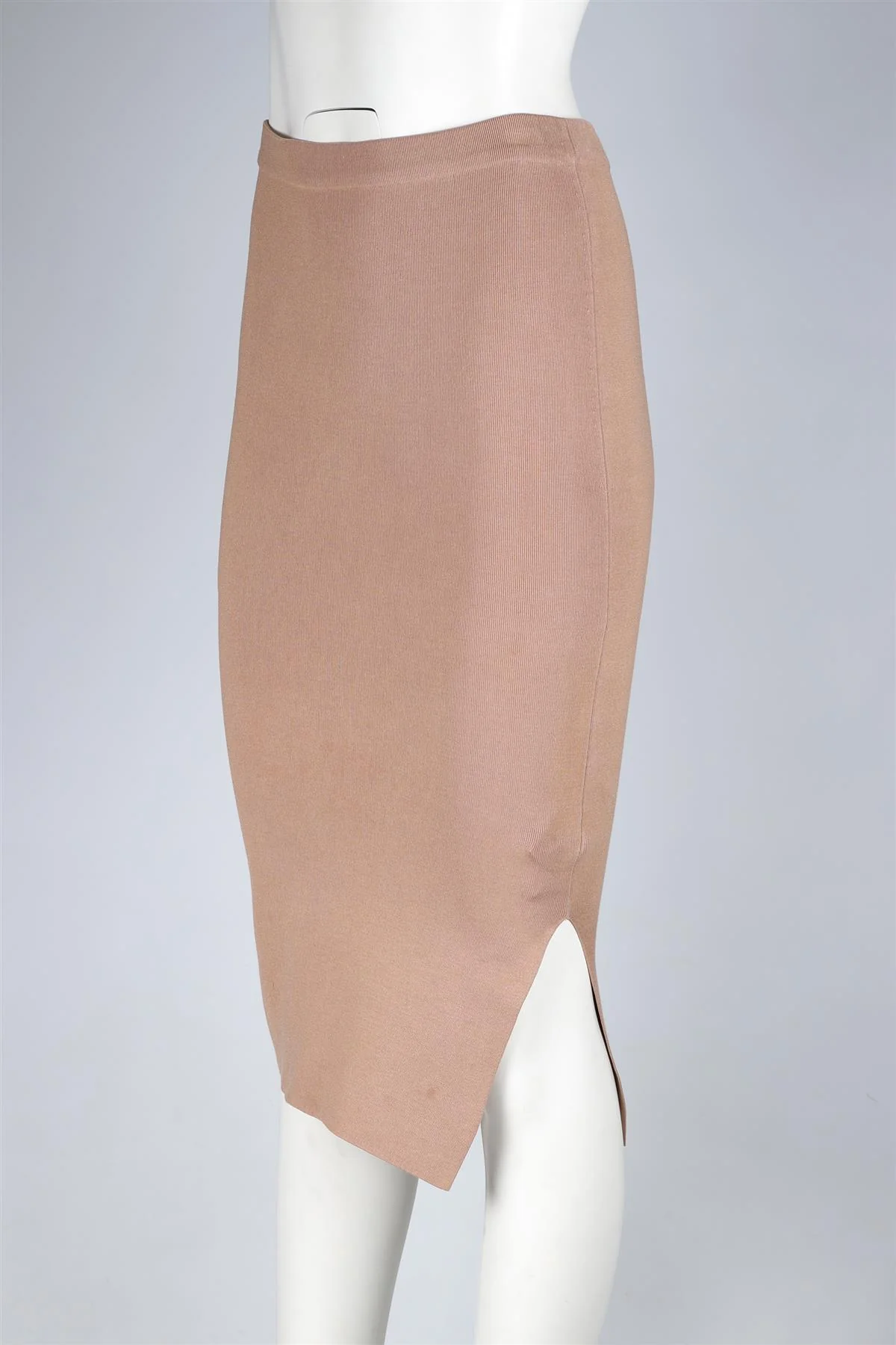 JOSEPH BEIGE SILK MIDI SKIRT XSMALL - Image 3