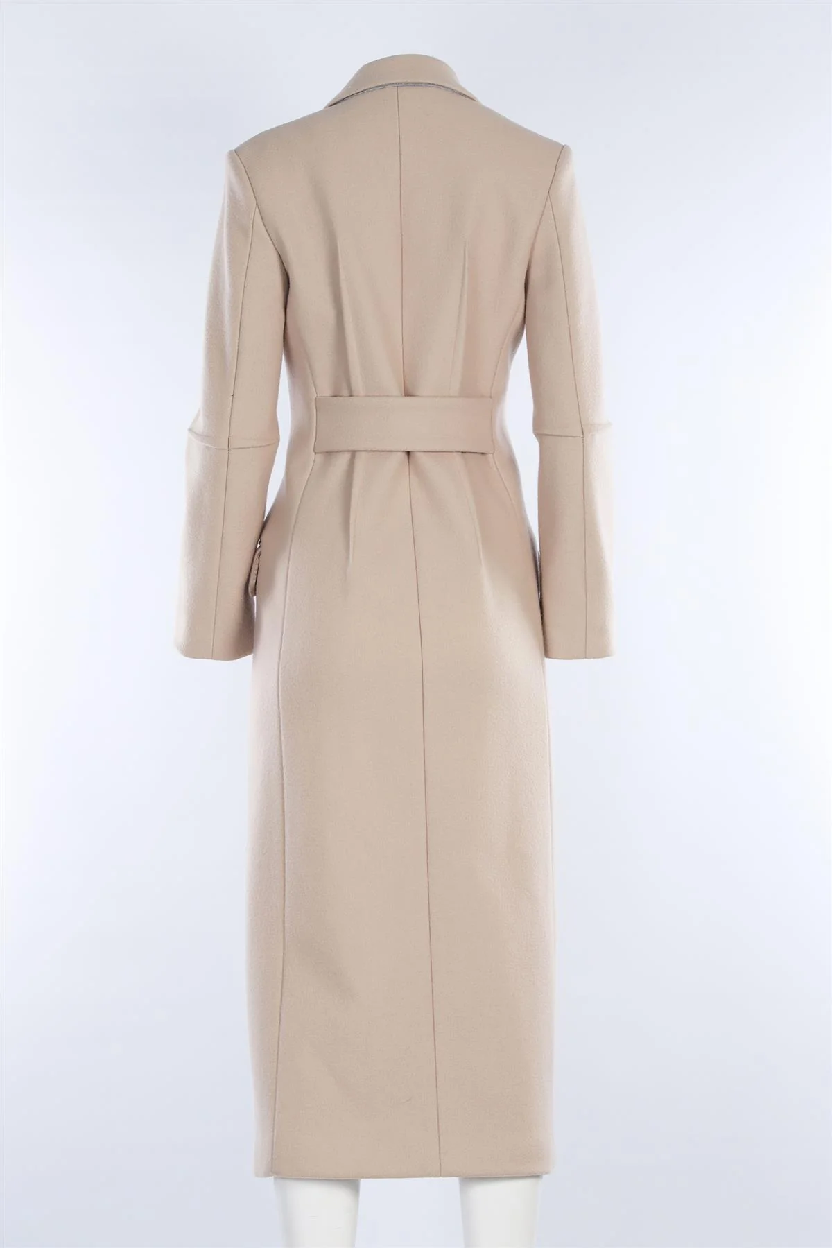 JOSEPH BEIGE WOOL COAT FR 36 UK 8 - Image 4