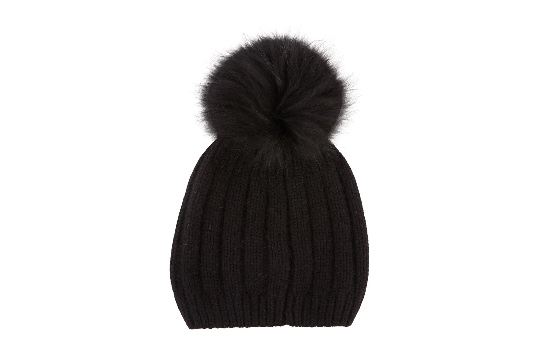 JOSEPH BLACK CASHMERE BEANIE ONE SIZE - Image 4