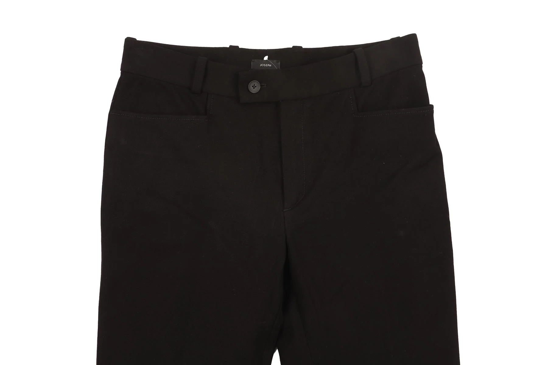 JOSEPH BLACK COTTON FLARED PANTS FR 36 UK 8 - Image 3
