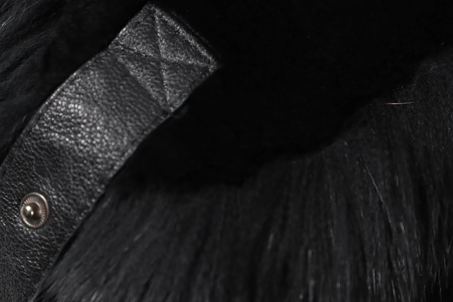 JOSEPH BLACK FOX AND RABBIT FUR HAT ONE SIZE - Image 4