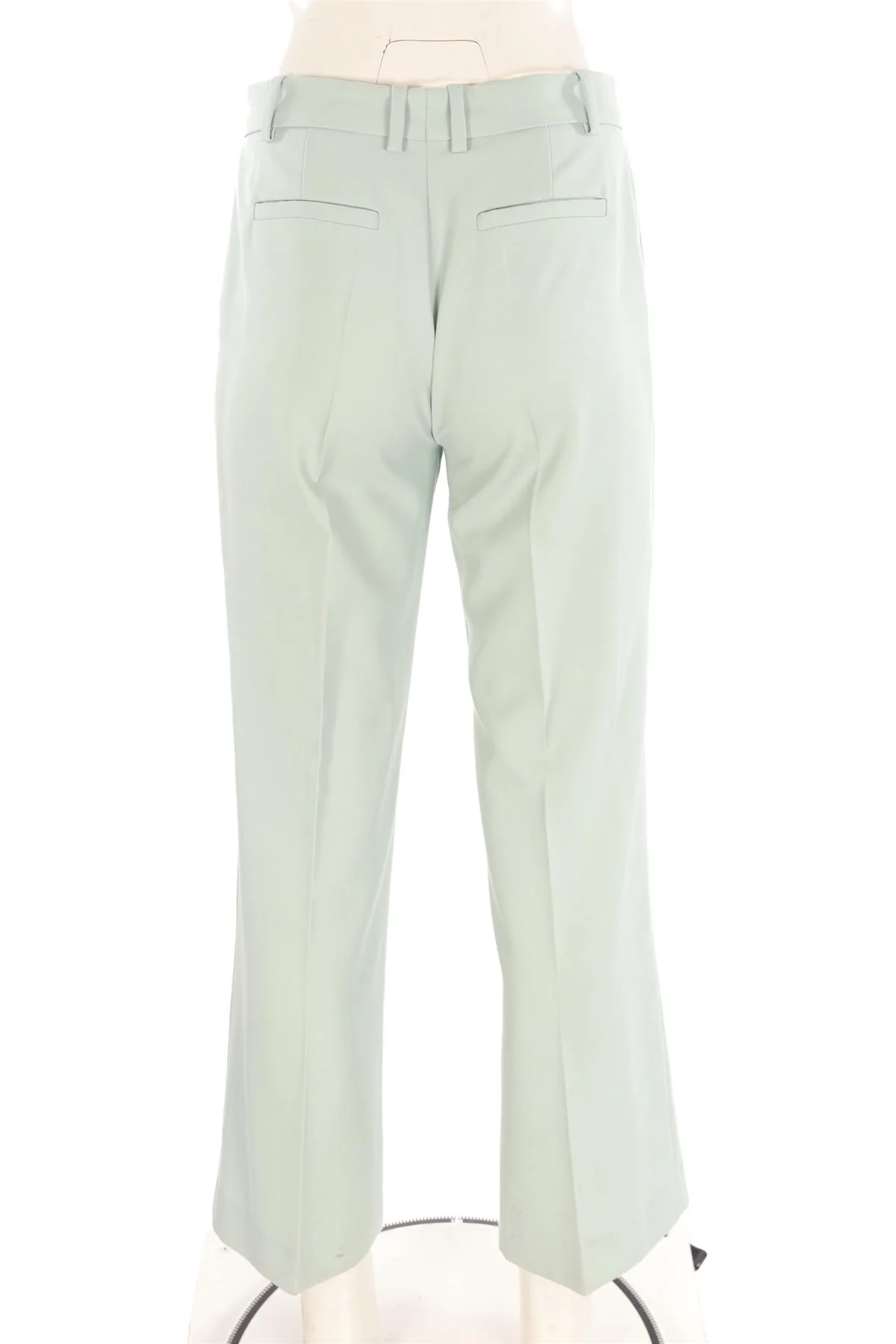 JOSEPH BLUE WOOL STRAIGHT LEG PANTS FR 38 UK 10 - Image 4