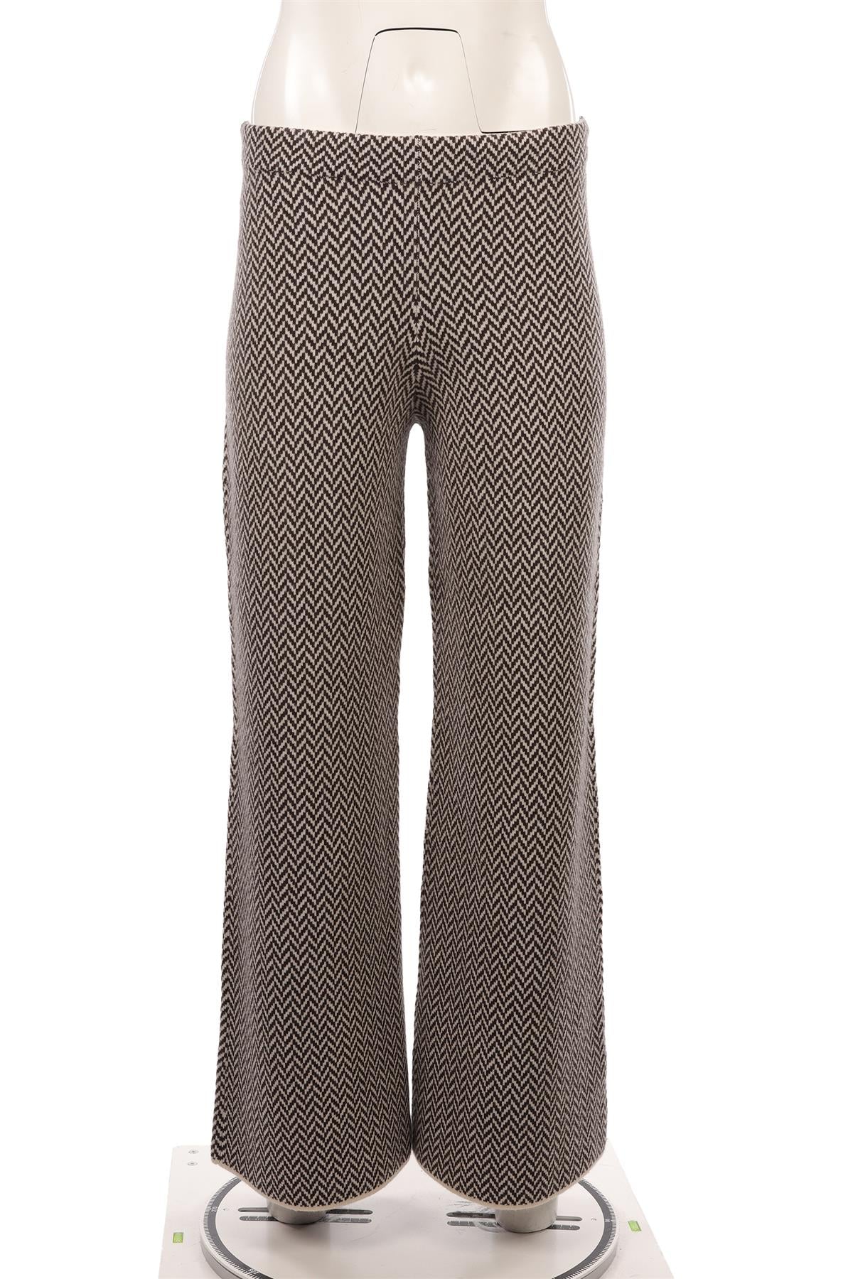 JOSEPH BROWN WOOL WIDE LEG PANTS XSMALL - Image 2