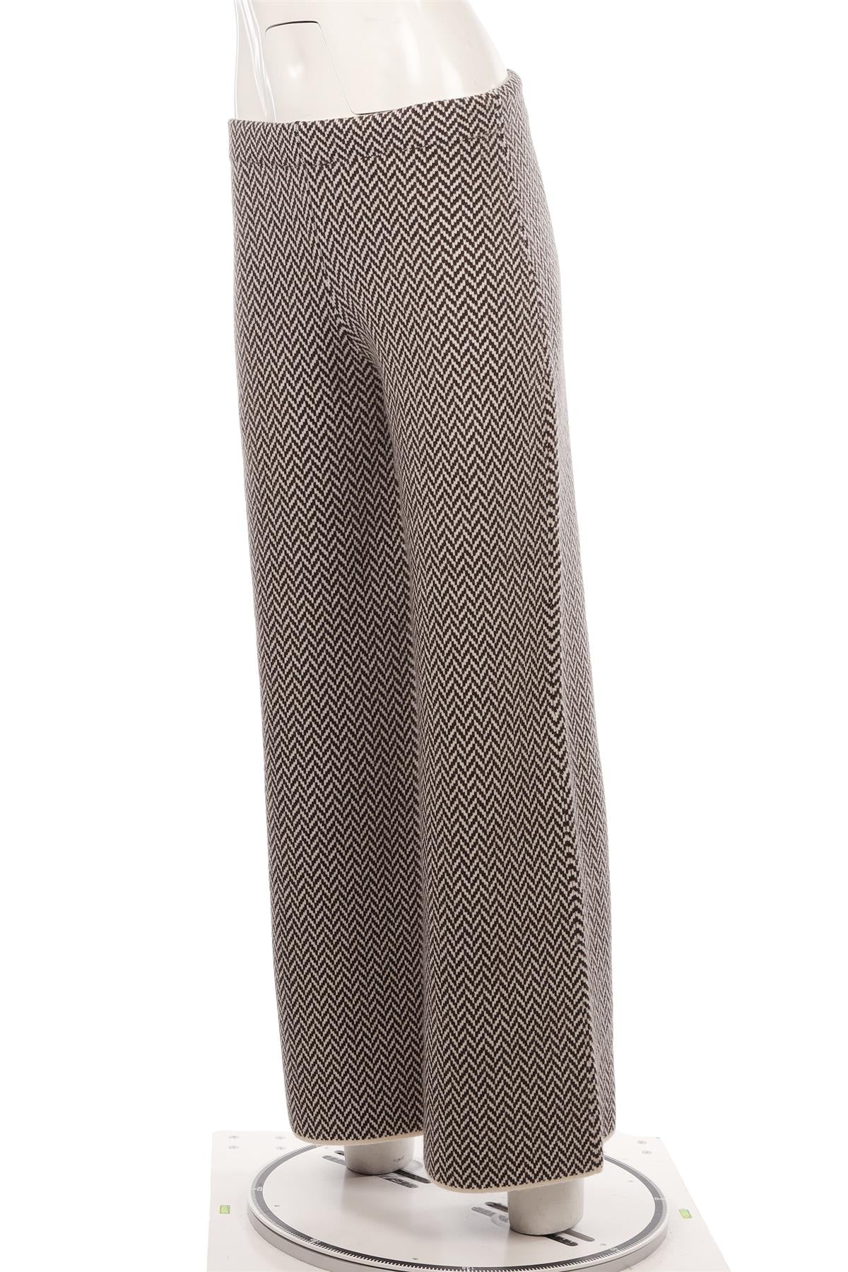 JOSEPH BROWN WOOL WIDE LEG PANTS XSMALL - Image 3