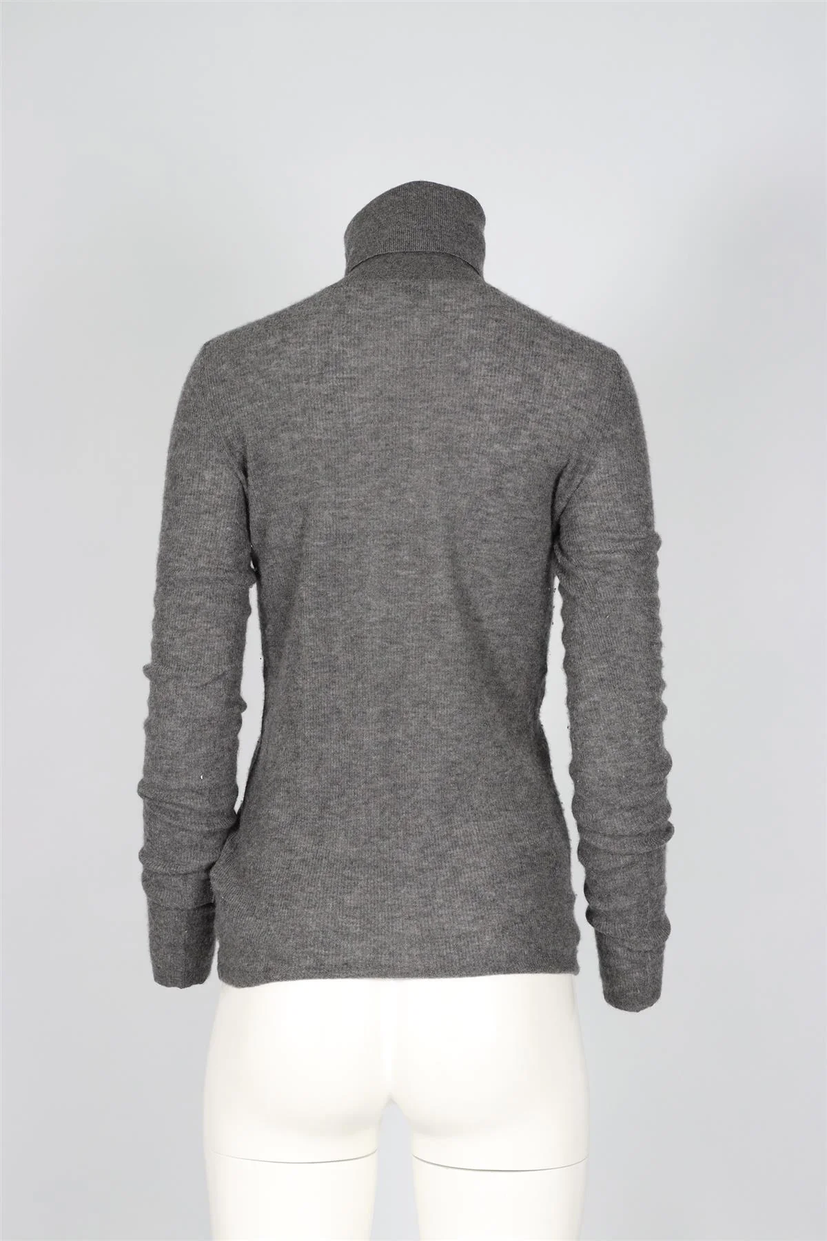 JOSEPH GREY CASHMERE TURTLENECK SWEATER X-LARGE - Image 4