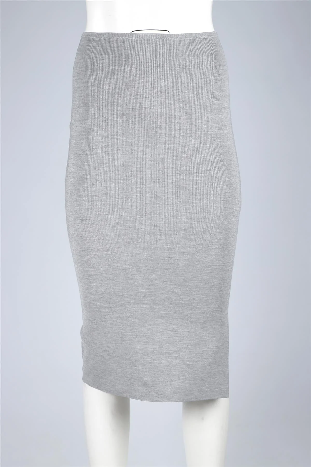JOSEPH GREY SILK MIDI SKIRT XSMALL - Image 2