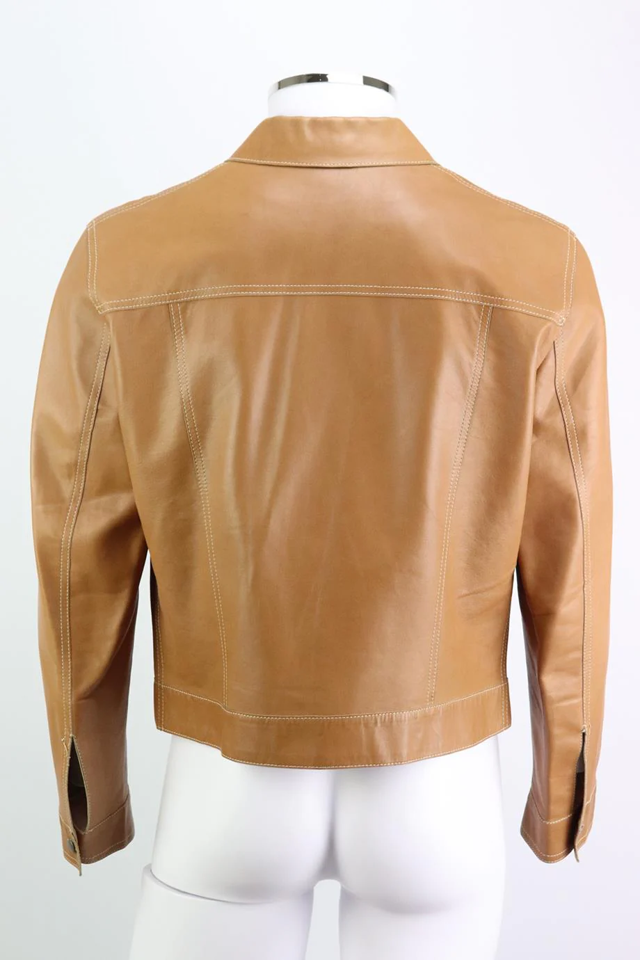 JOSEPH MEN'S LEATHER JACKET LARGE - Image 3