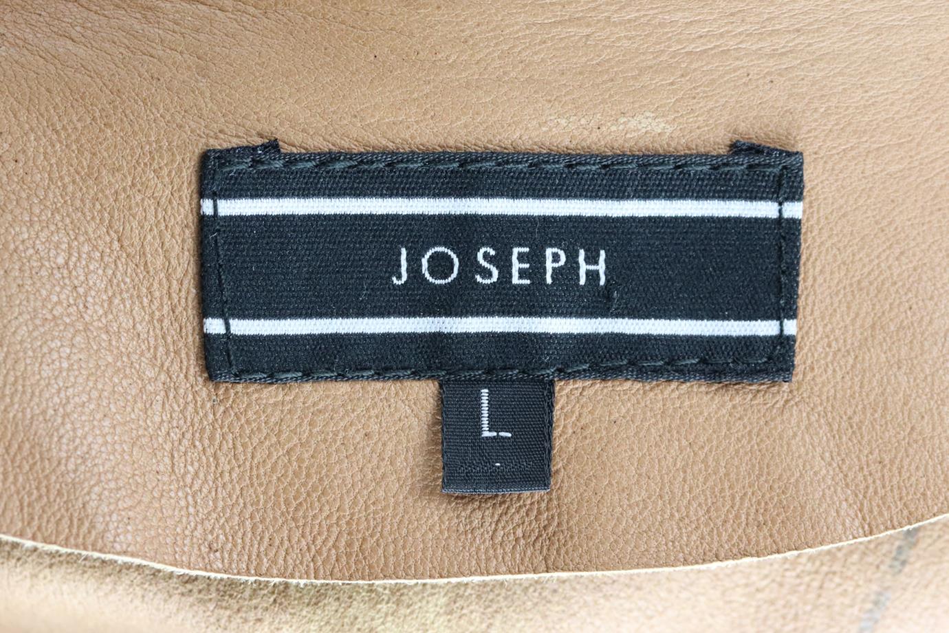 JOSEPH MEN'S LEATHER JACKET LARGE - Image 5