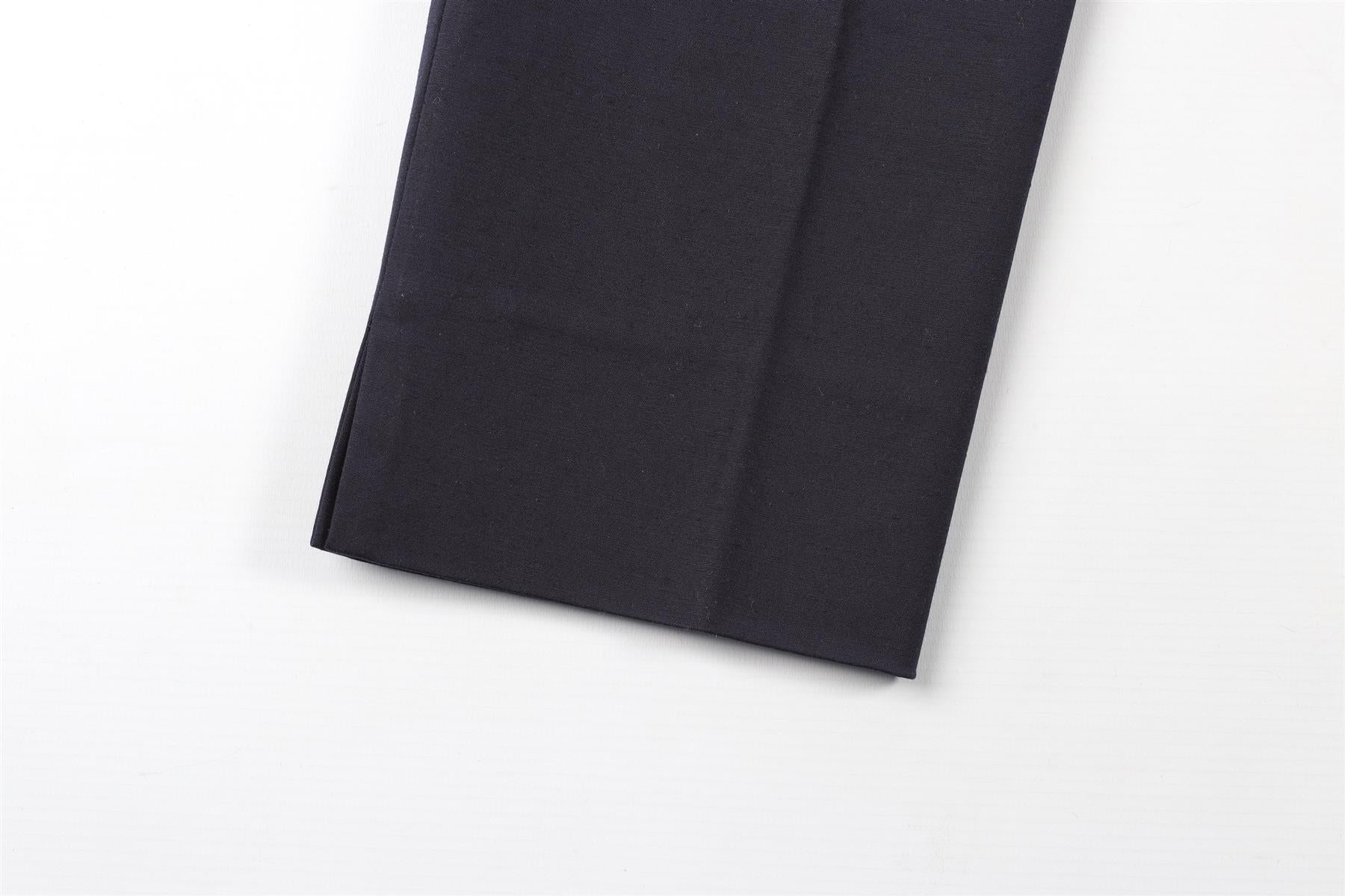 JOSEPH NAVY COTTON STRAIGHT LEG PANTS UK/US W28 - Image 5