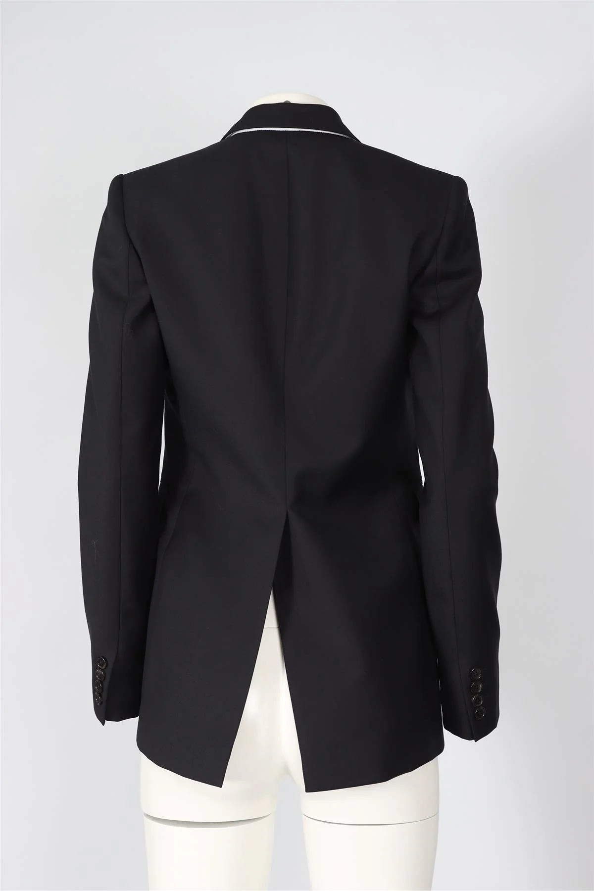 JOSEPH NAVY WOOL BLAZER IT 38 UK 6 - Image 4