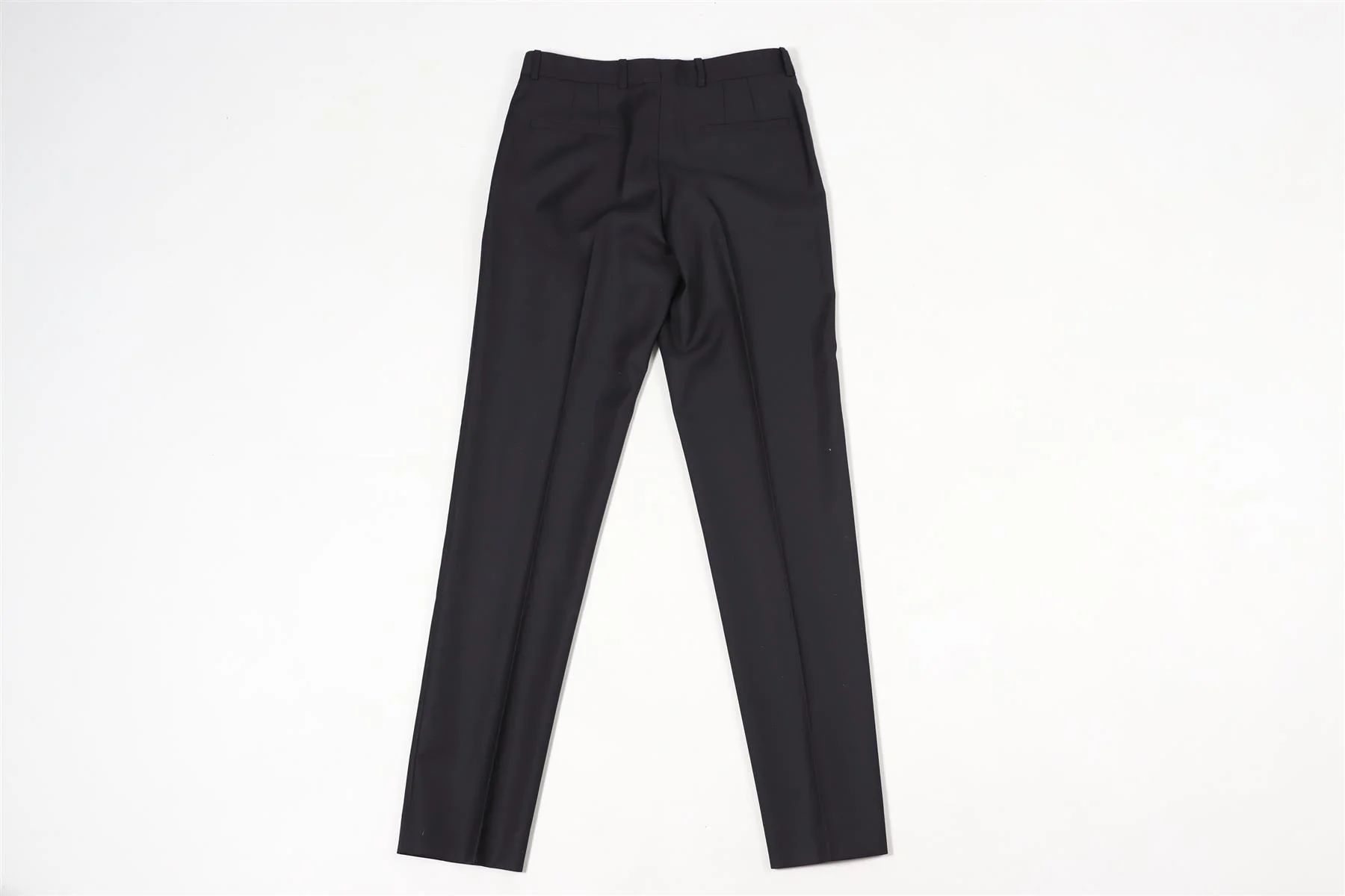 JOSEPH NAVY WOOL STRAIGHT LEG PANTS IT 36 UK 4 - Image 4