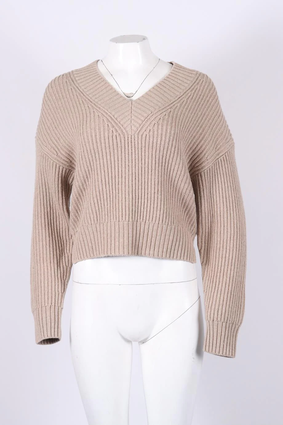JOSEPH RIBBED WOOL AND CASHMERE BLEND SWEATER SMALL - Image 2