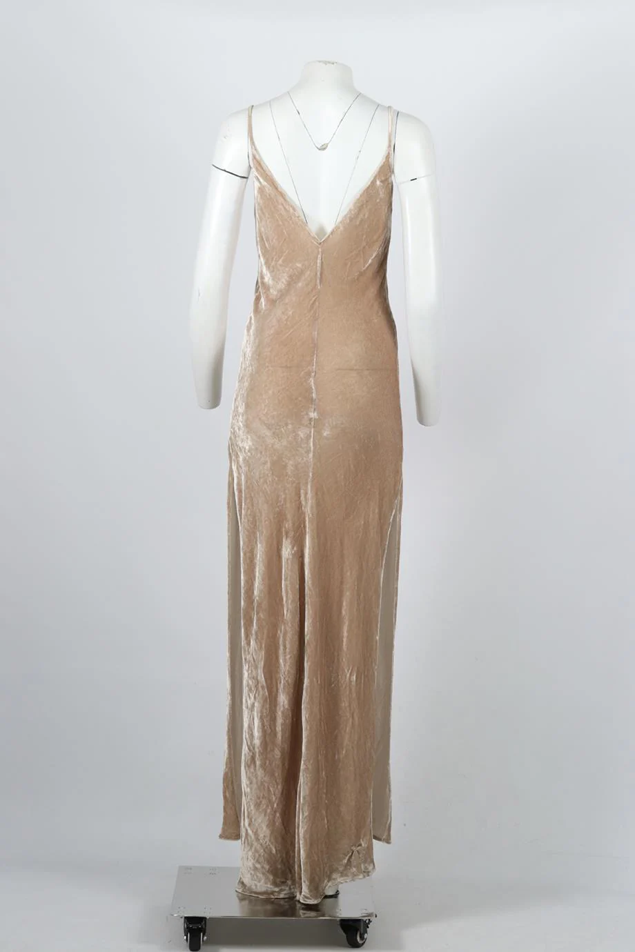 JUAN CARLOS OBANDO VELVET MAXI DRESS US 2 UK 6 - Image 4