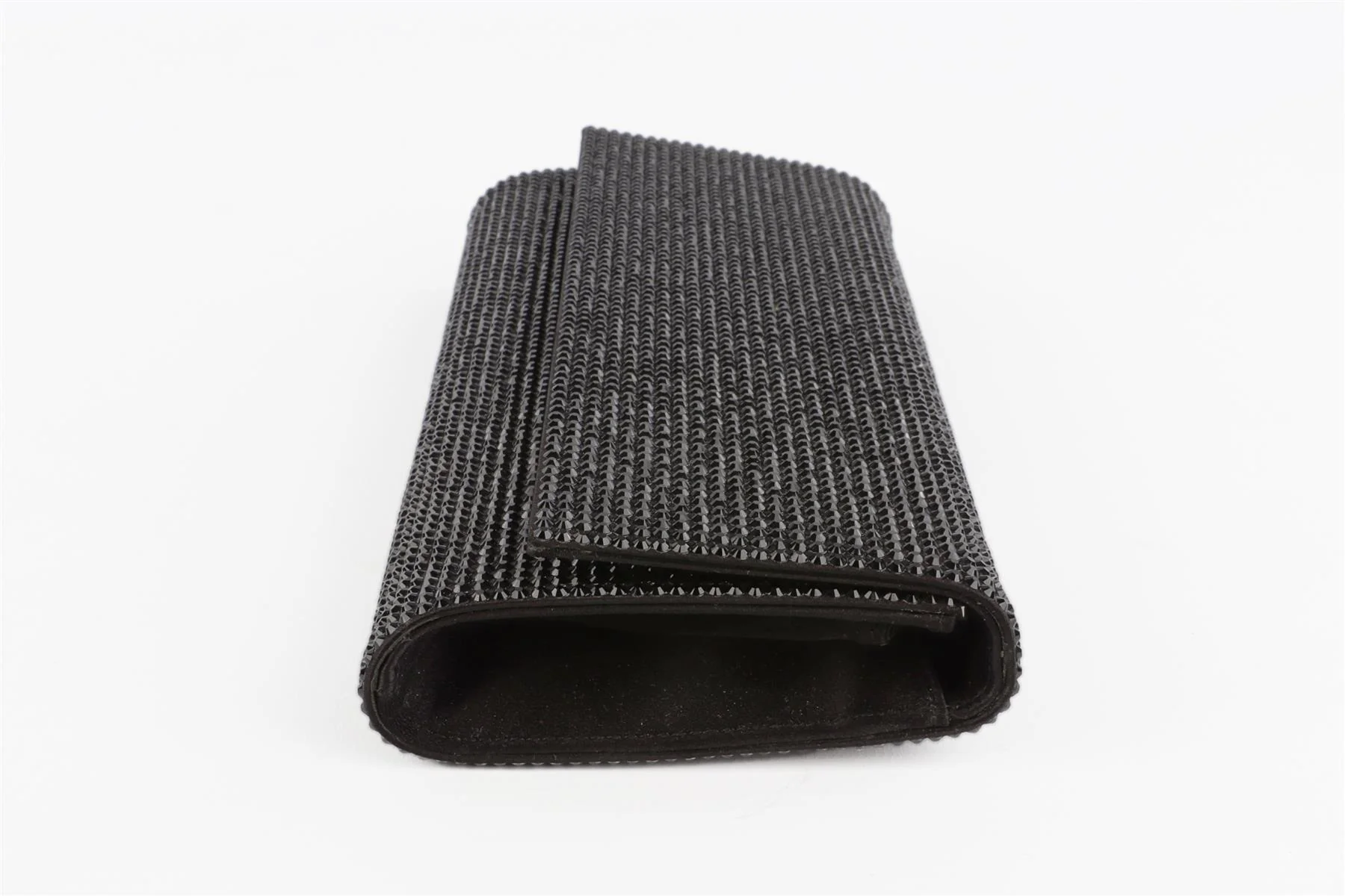 JUDITH LEIBER BLACK CRYSTAL CLUTCH - Image 6