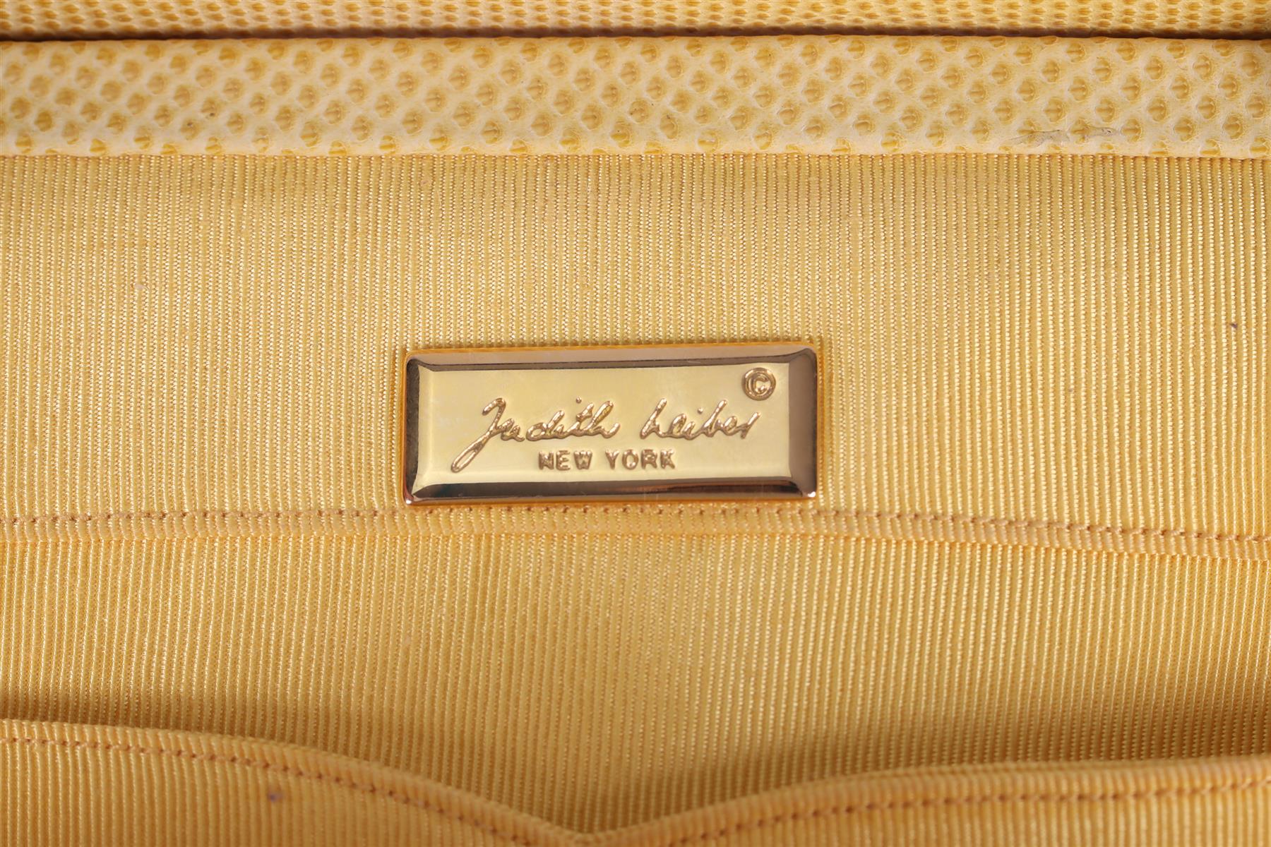 JUDITH LEIBER SNAKE EFFECT LEATHER TOTE BAG - Image 11