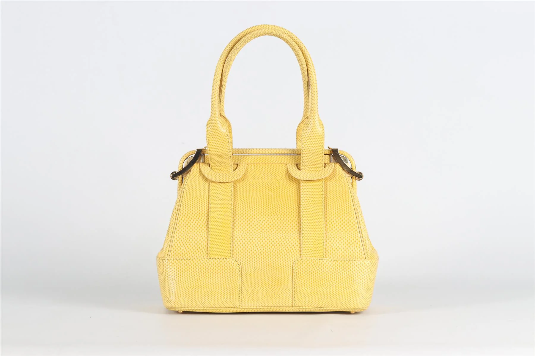 JUDITH LEIBER SNAKE EFFECT LEATHER TOTE BAG - Image 2
