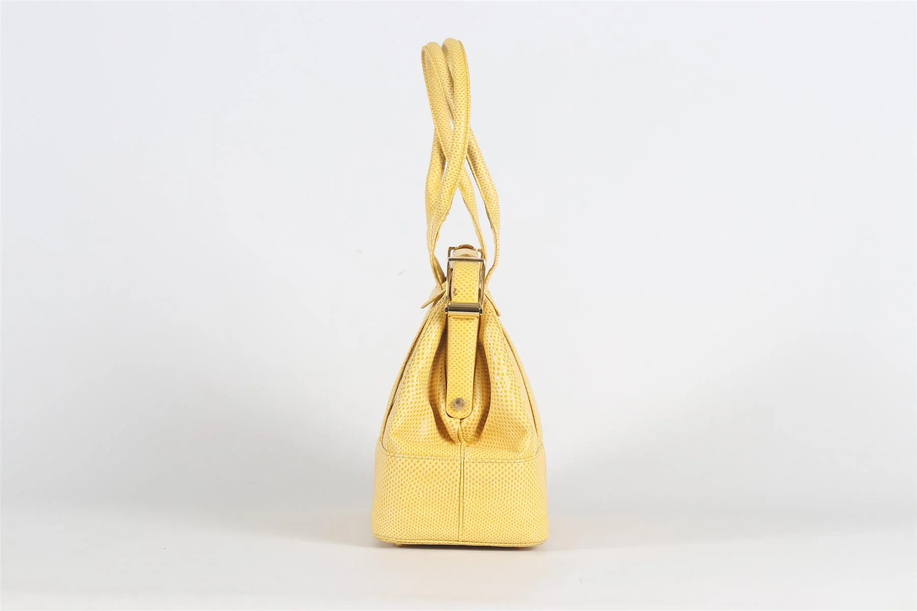 JUDITH LEIBER SNAKE EFFECT LEATHER TOTE BAG - Image 5