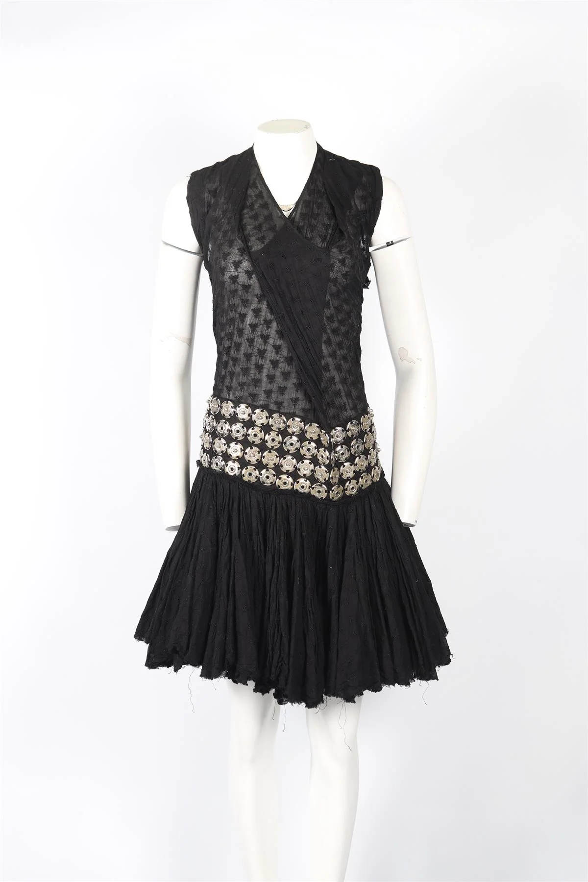 JUNYA WATANABE COMME DES GARÇONS COTTON MINI DRESS SMALL - Image 2