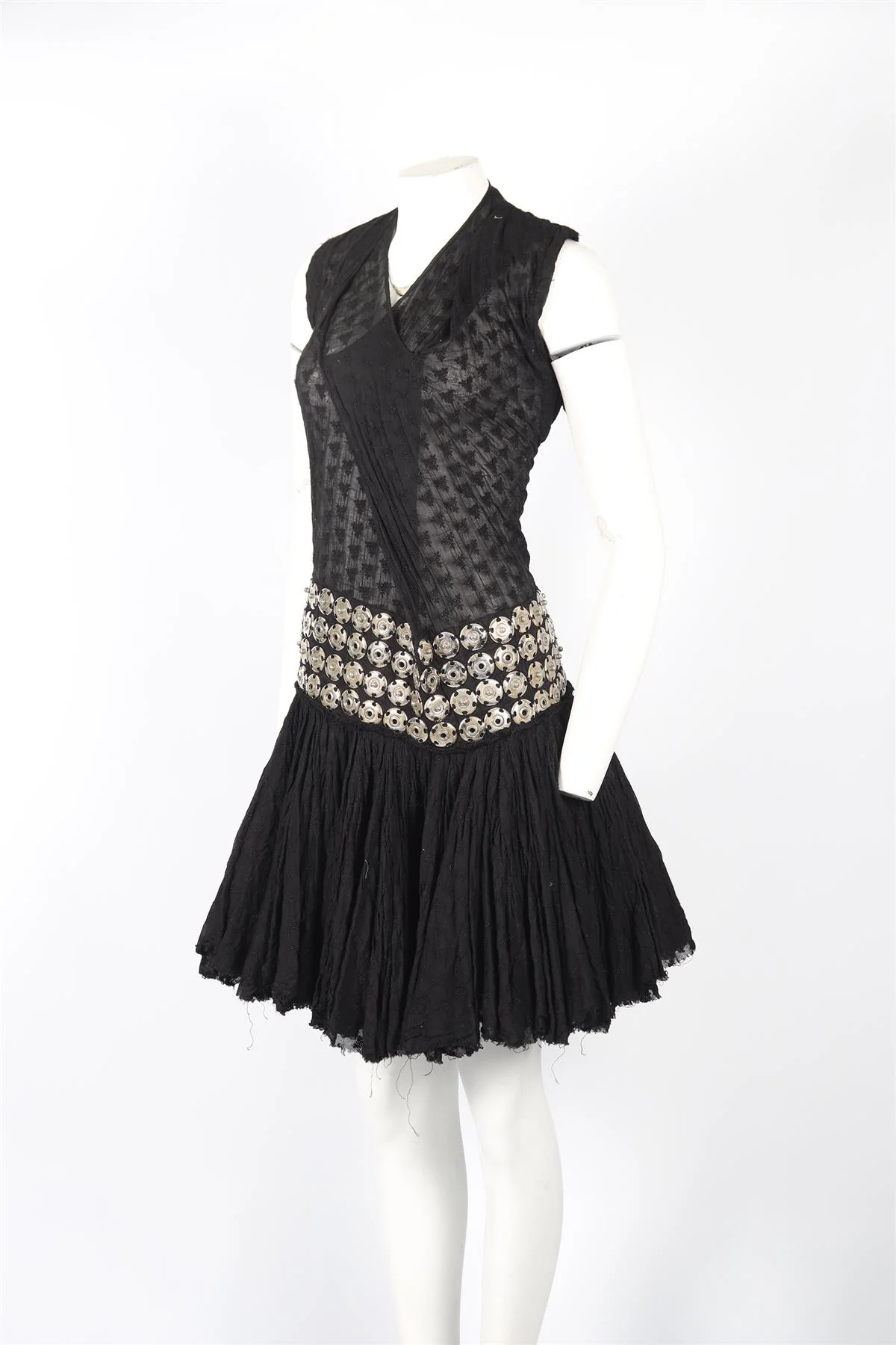JUNYA WATANABE COMME DES GARÇONS COTTON MINI DRESS SMALL - Image 3