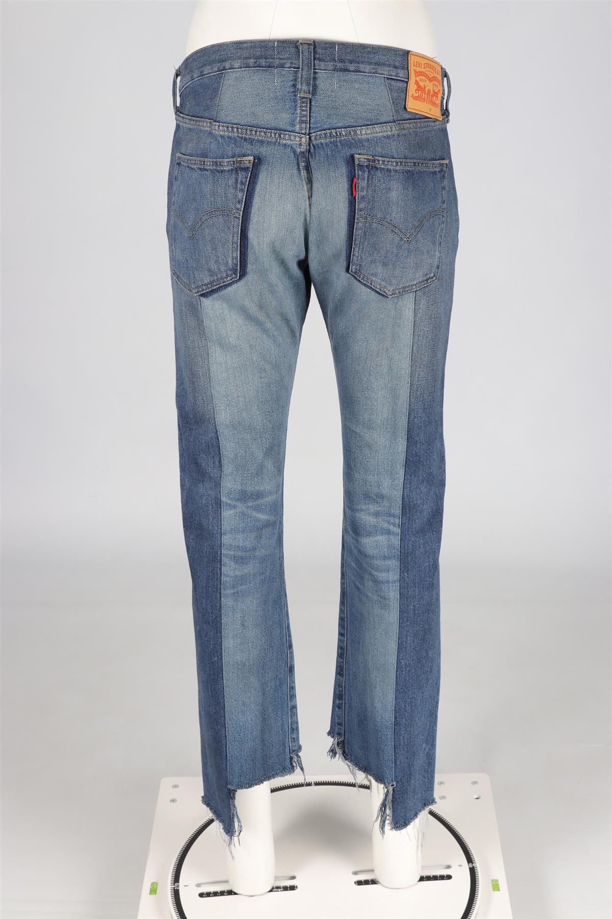 JUNYA WATANABE + LEVI'S BLUE STRAIGHT LEG JEANS MEDIUM - Image 4