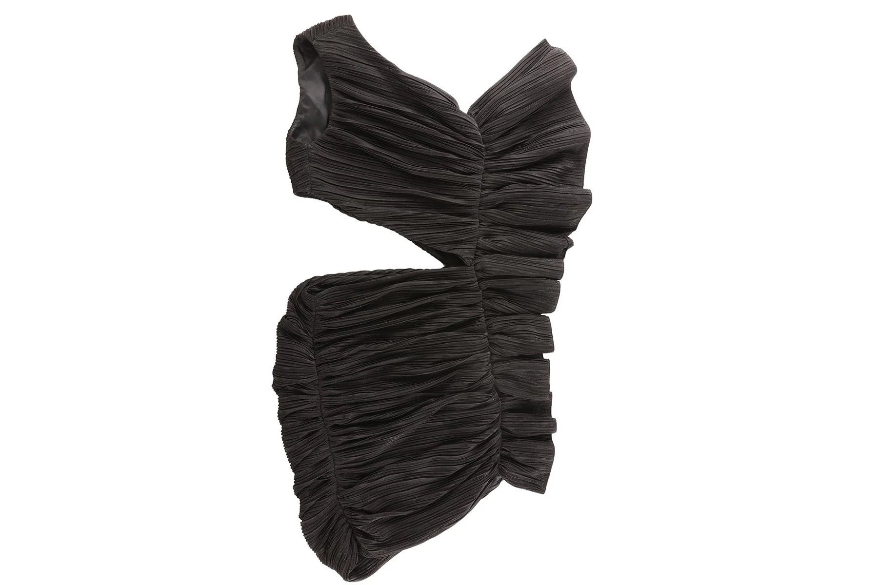KALMANOVICH BLACK TULLE MINI DRESS UK 6 - Image 2