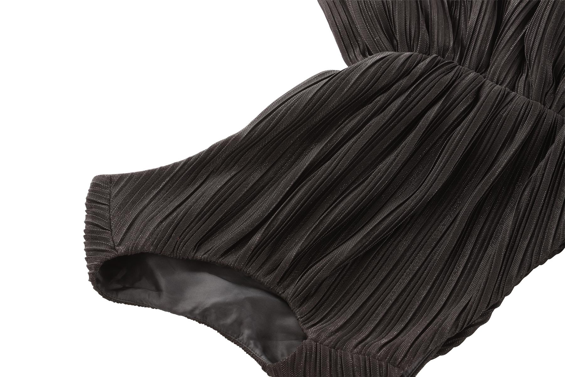 KALMANOVICH BLACK TULLE MINI DRESS UK 6 - Image 3