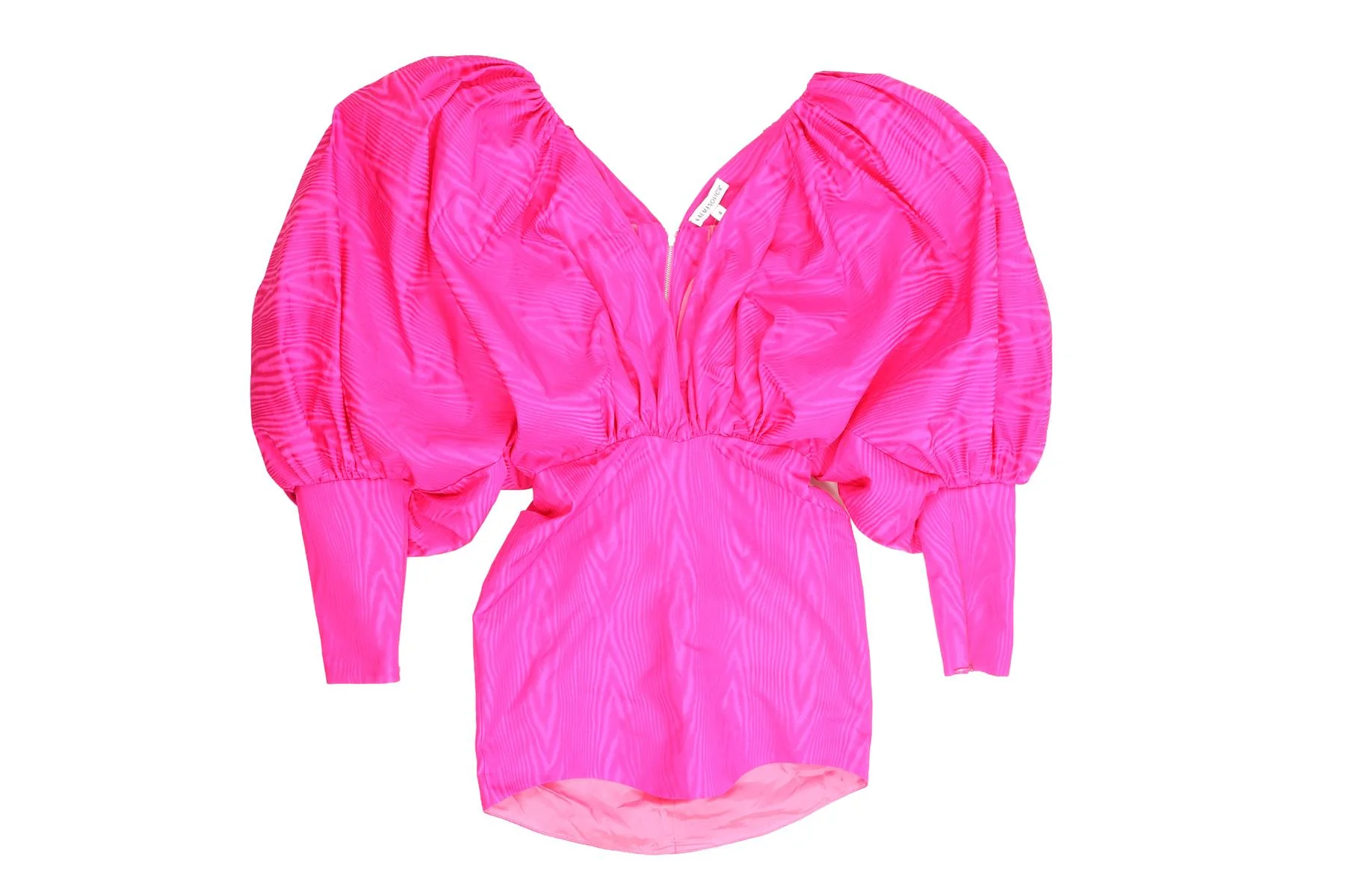 KALMANOVICH PINK SATIN MINI DRESS US 4 UK 8 - Image 2