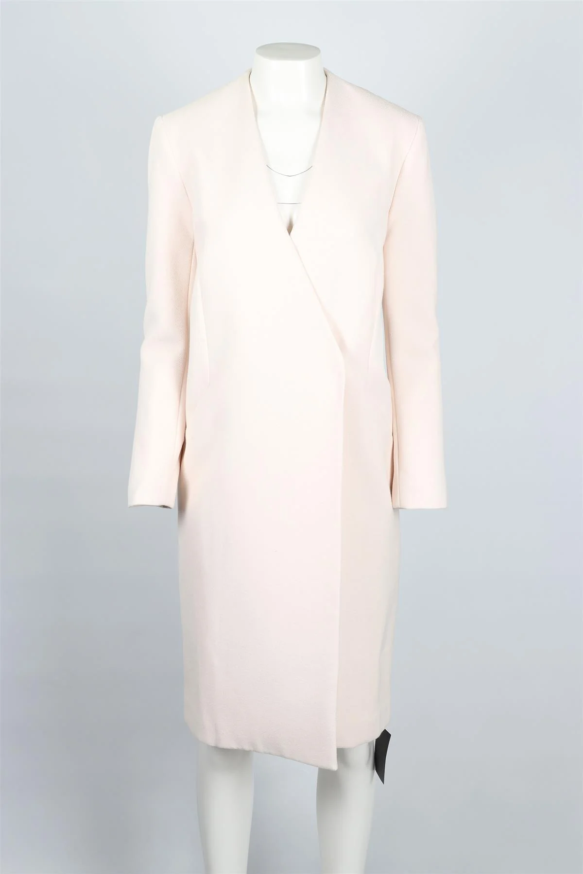 KARL LAGERFELD PINK WOVEN COAT FR 38 UK 10 - Image 2