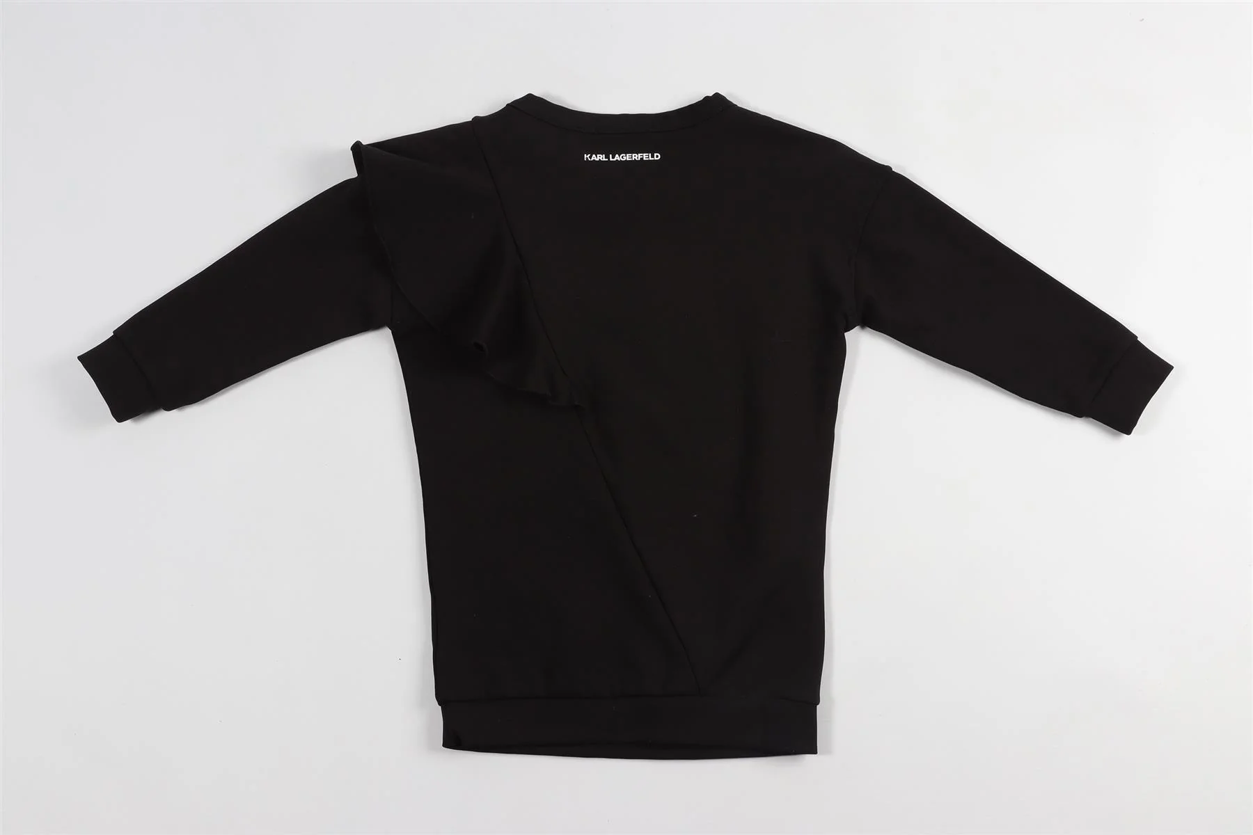 KARL LARGERFIELD BLACK KIDS GIRLS COTTON SWEATSHIRT 4 YEARS - Image 4