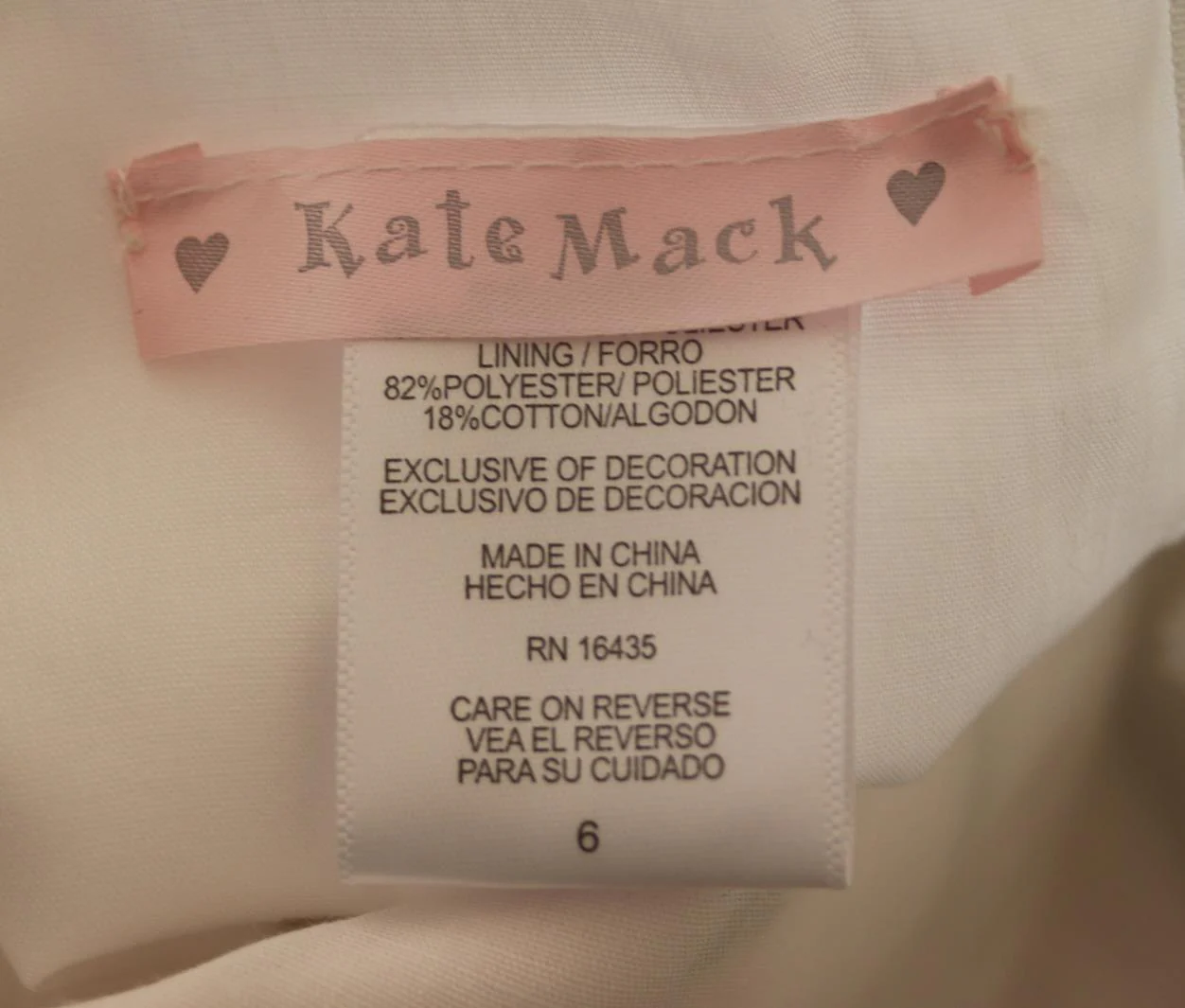 KATE MACK AND BISCOTTI KIDS GIRLS FLORAL TULLE DRESS 6 YEARS - Image 4