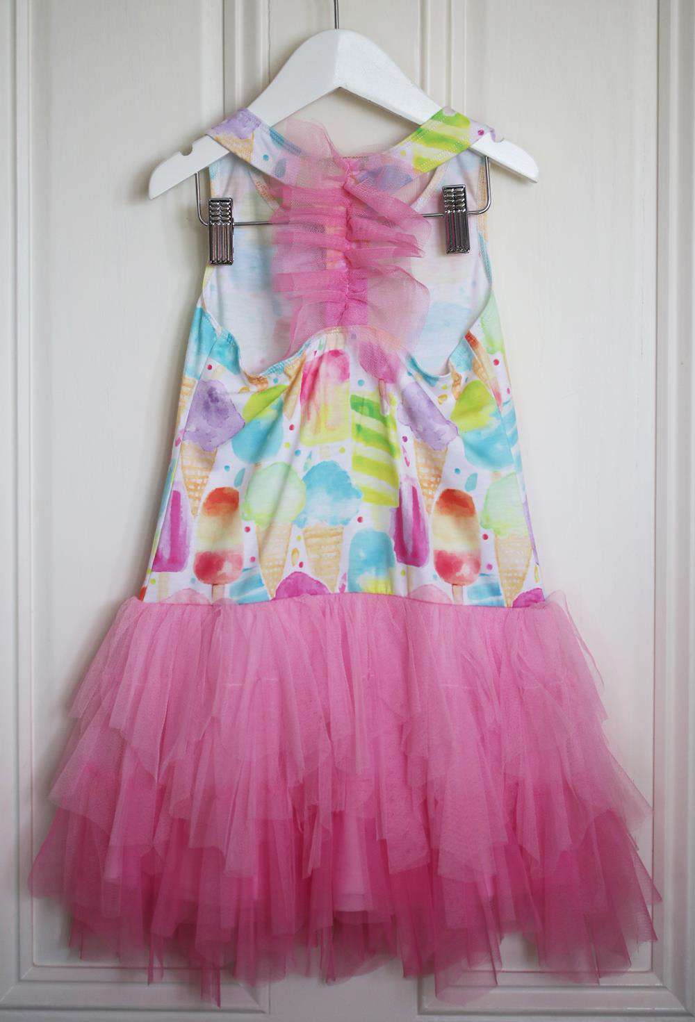 KATE MACK KIDS GIRLS ICE CREAM DRESS 6 YEARS - Image 3