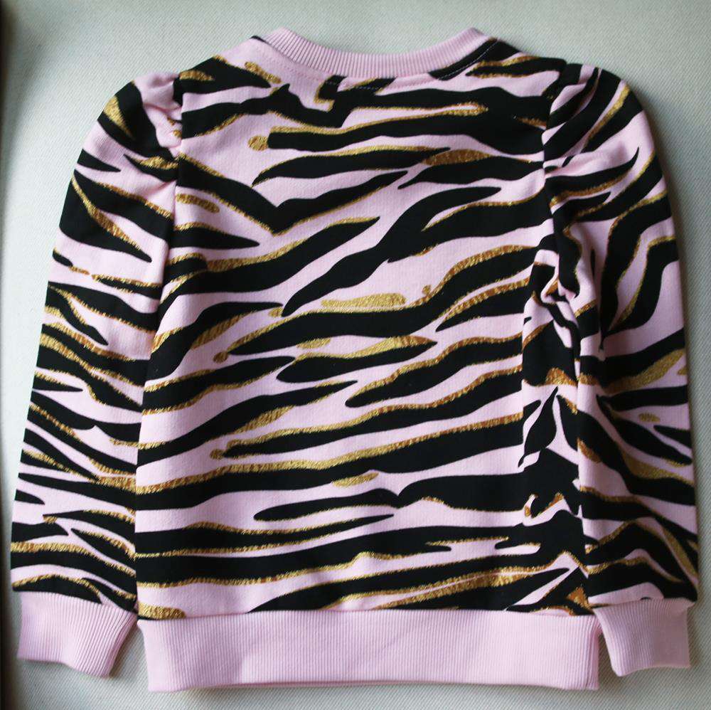 KENZO KIDS GIRLS ZEBRA PRINT COTTON TRACKSUIT 5 YEARS - Image 3