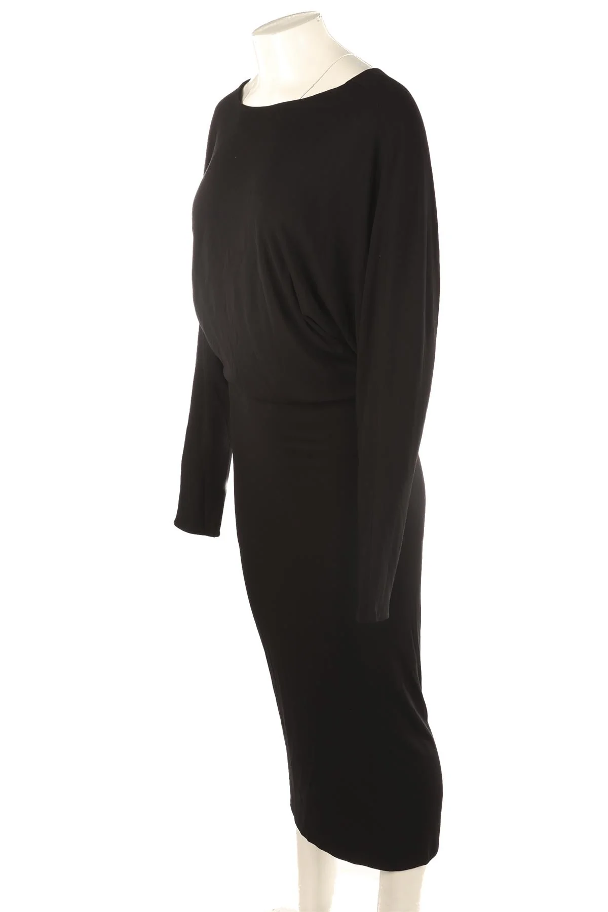 KHAITE BLACK JERSEY MAXI DRESS MEDIUM - Image 3