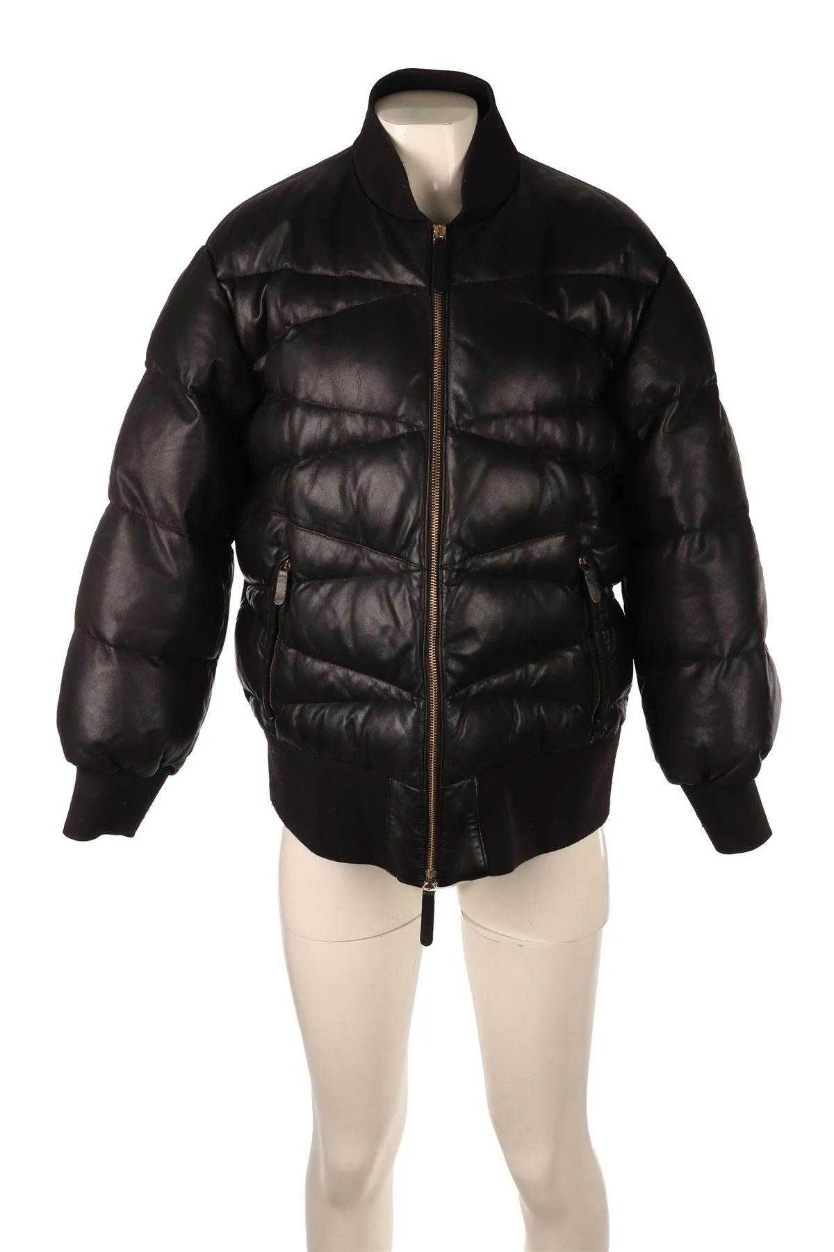 KHAITE BLACK LEATHER JACKET SMALL - Image 2