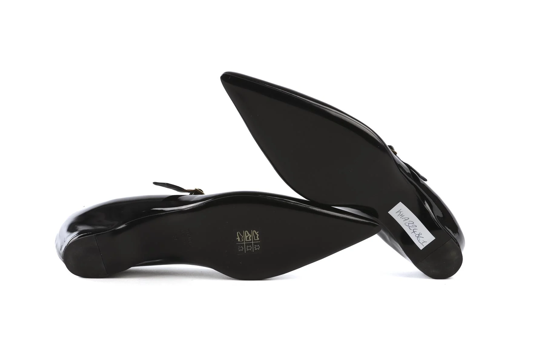 KHAITE BLACK SYBIL PATENT LEATHER PUMPS EU 39 UK 6 US 9 - Image 6