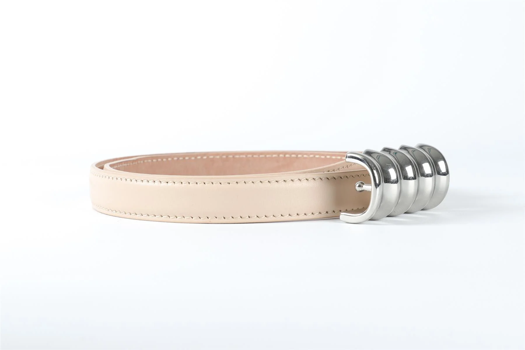 KHAITE BLUSH JULIUS LEATHER WAIST BELT ONE SIZE - Image 3