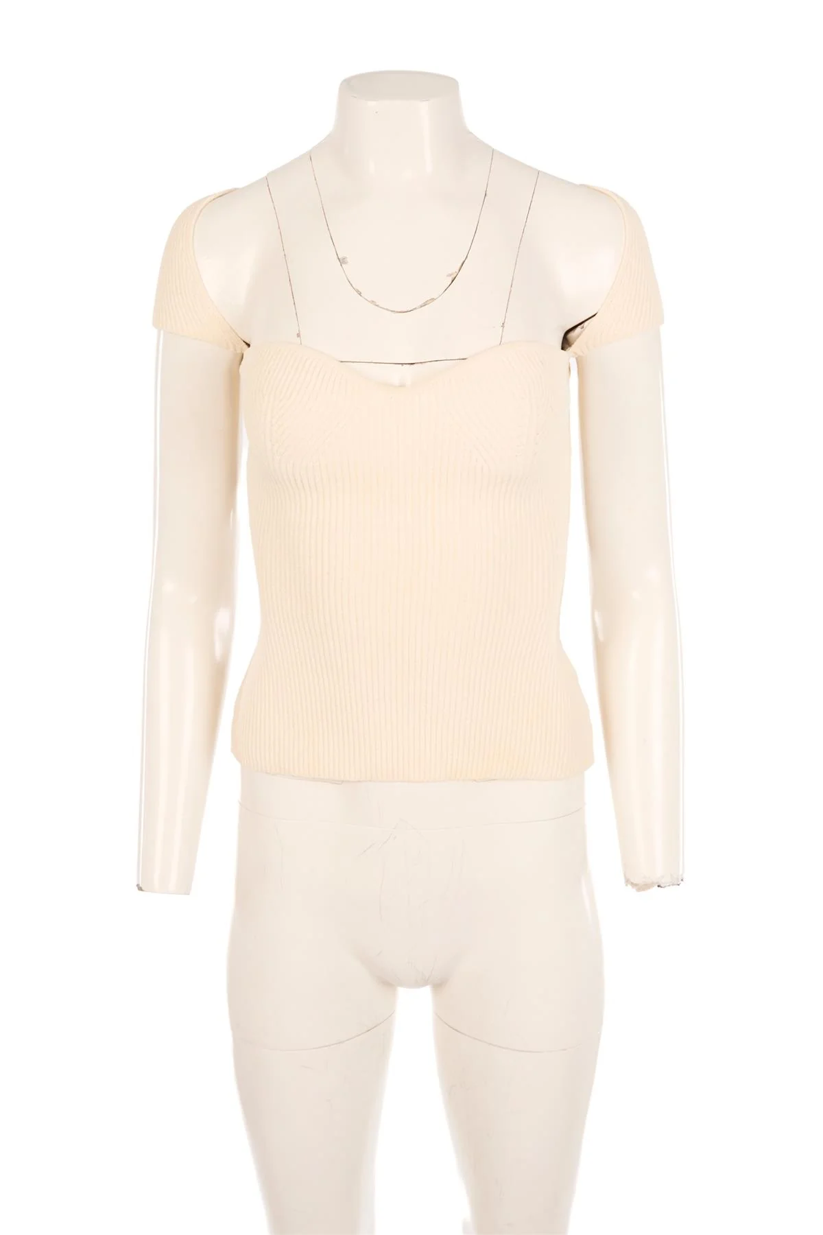 KHAITE CREAM KNIT TOP SMALL - Image 2