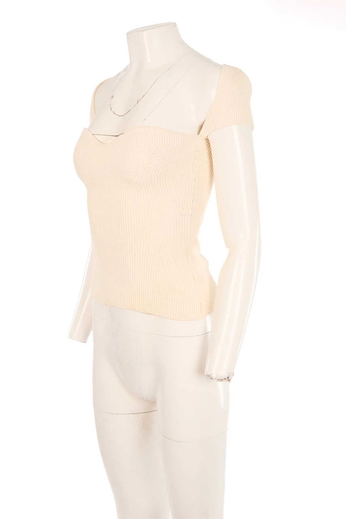KHAITE CREAM KNIT TOP SMALL - Image 3
