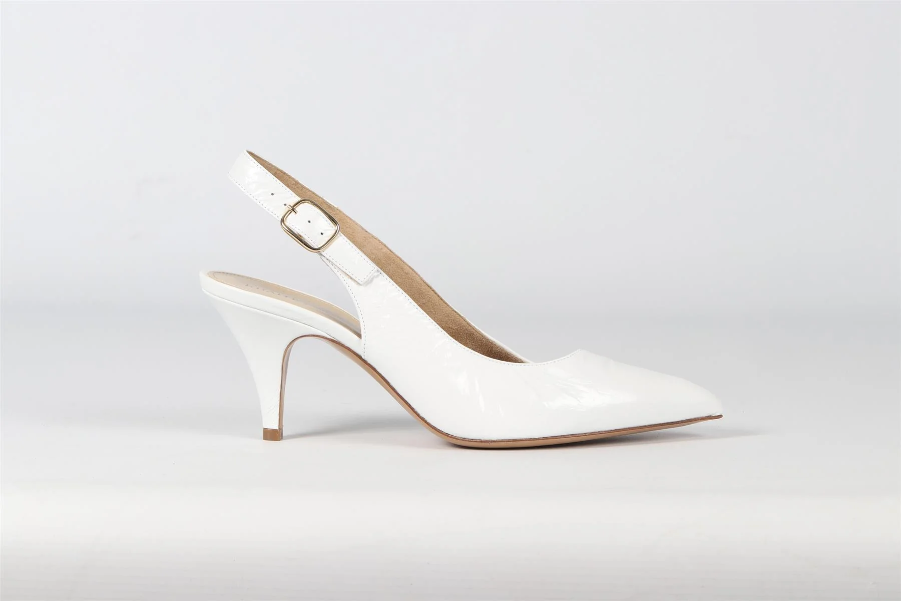 KHAITE LEATHER SLINGBACK PUMPS EU 37.5 UK 4.5 US 7.5 - Image 2