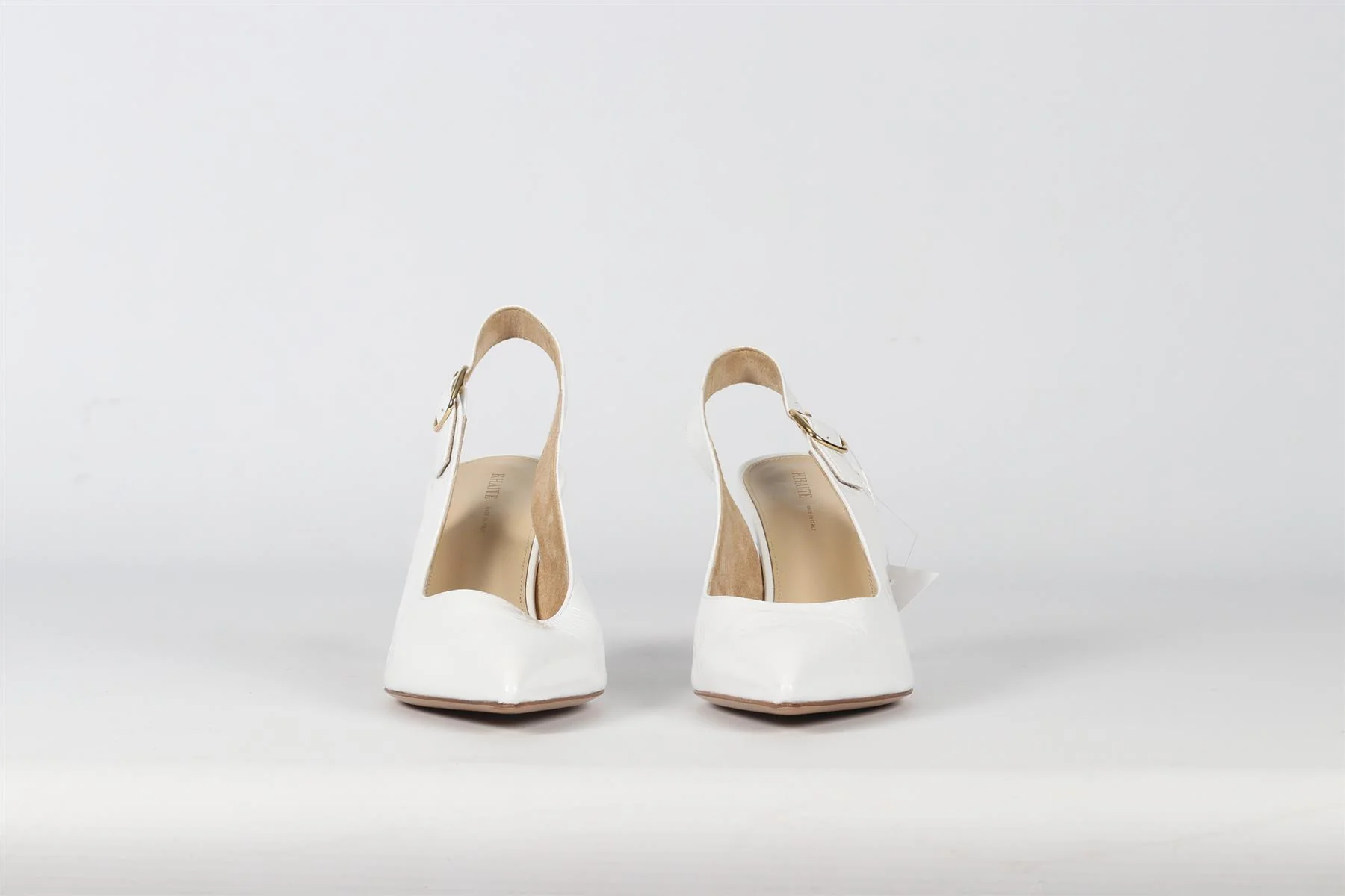 KHAITE LEATHER SLINGBACK PUMPS EU 37.5 UK 4.5 US 7.5 - Image 3