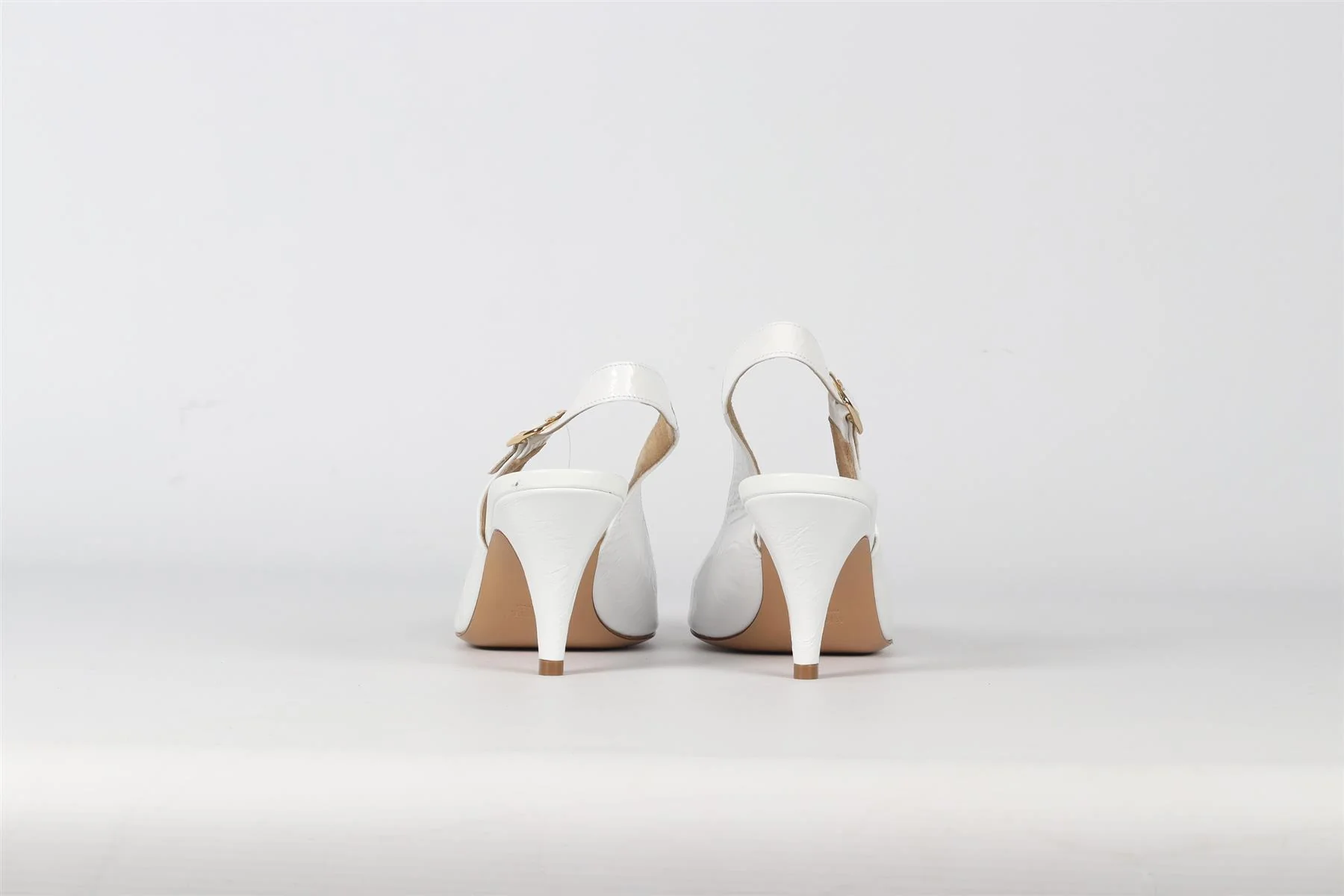 KHAITE LEATHER SLINGBACK PUMPS EU 37.5 UK 4.5 US 7.5 - Image 4